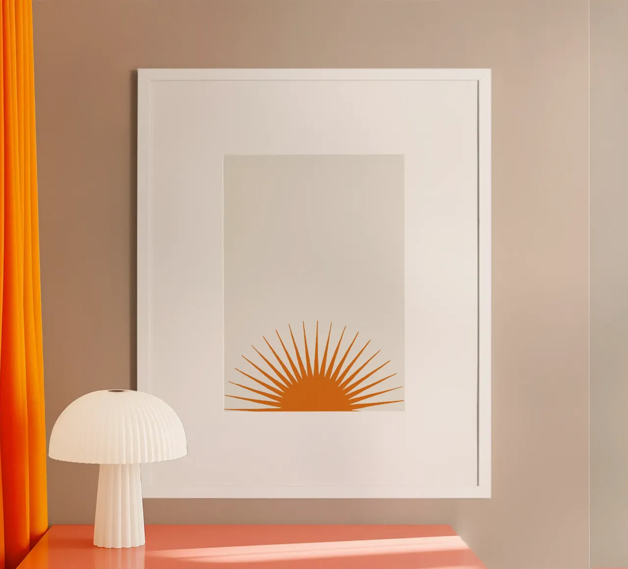 Sunburst poster da Rose Beck Art