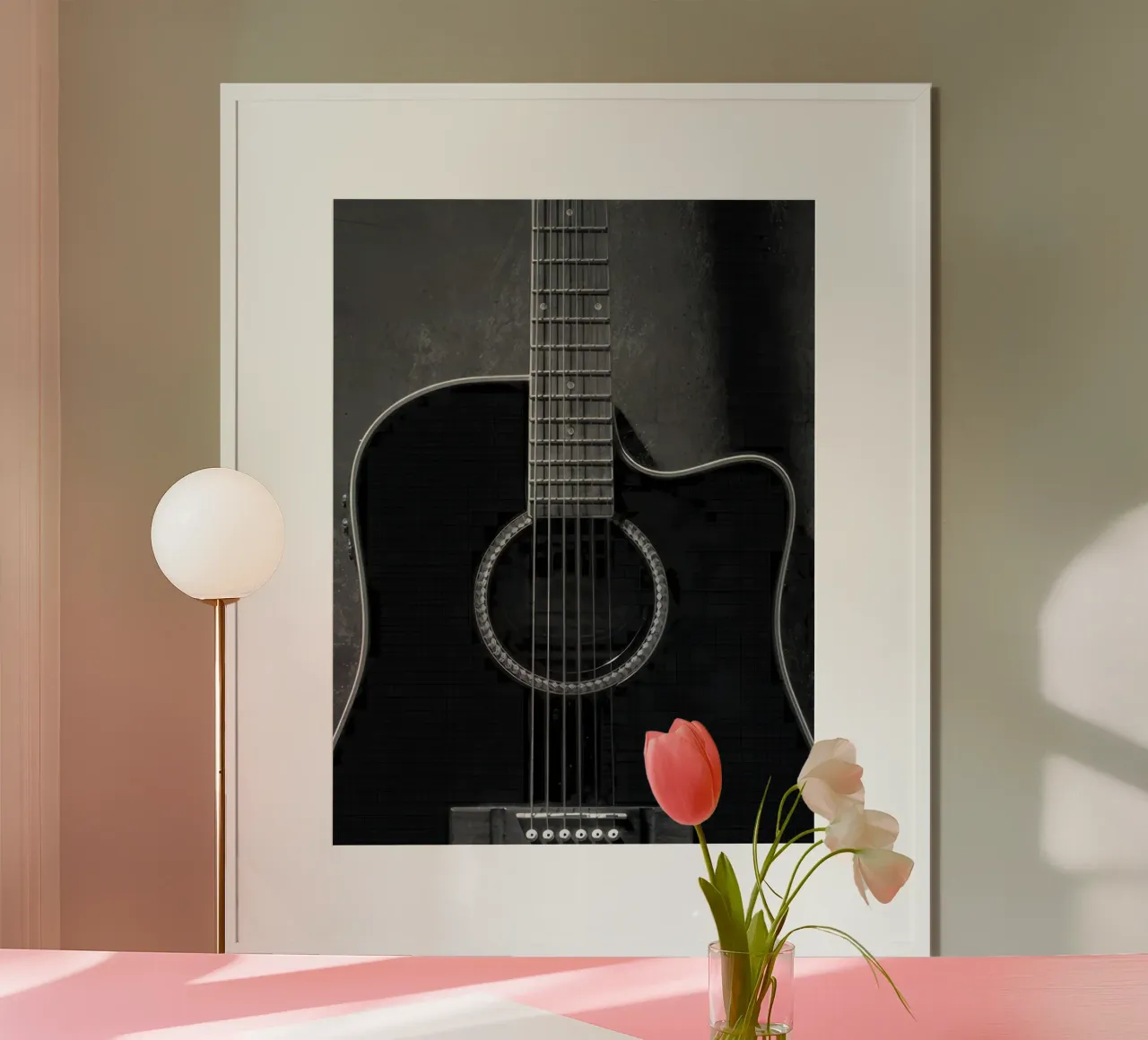 Chitarra nera poster da Holdgray