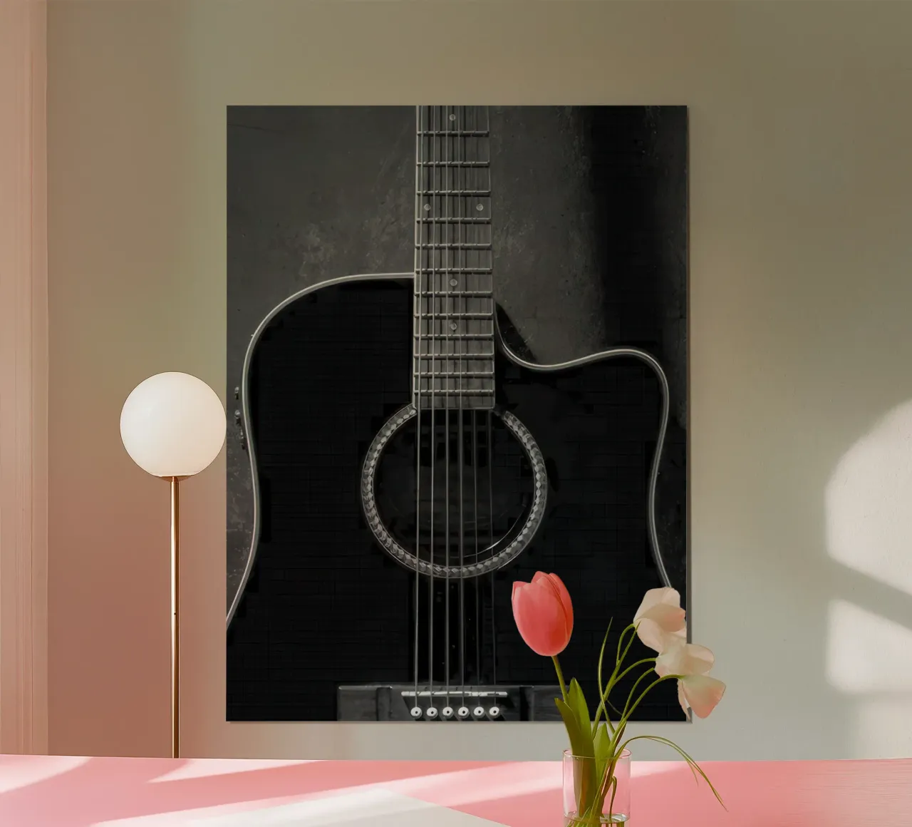 Chitarra nera poster da Holdgray