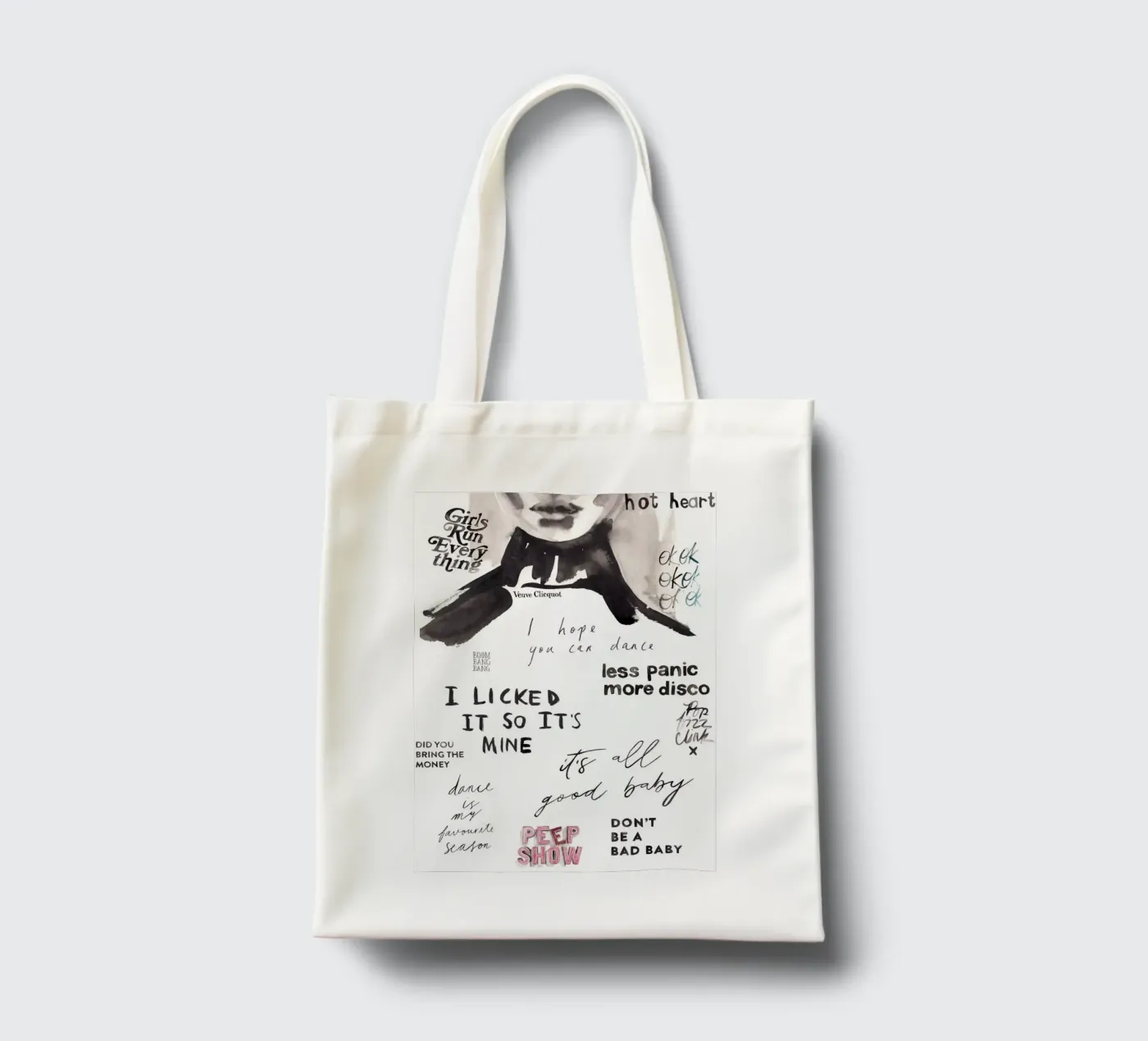 Push Play Repeat tote bag by Victoria Verbaan