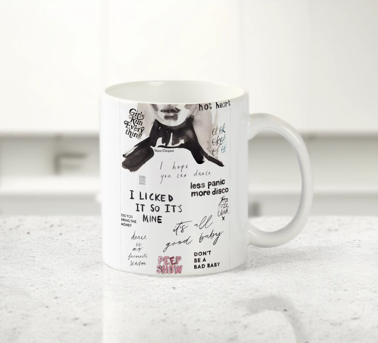 Push Play Repeat tazza in ceramica da Victoria Verbaan