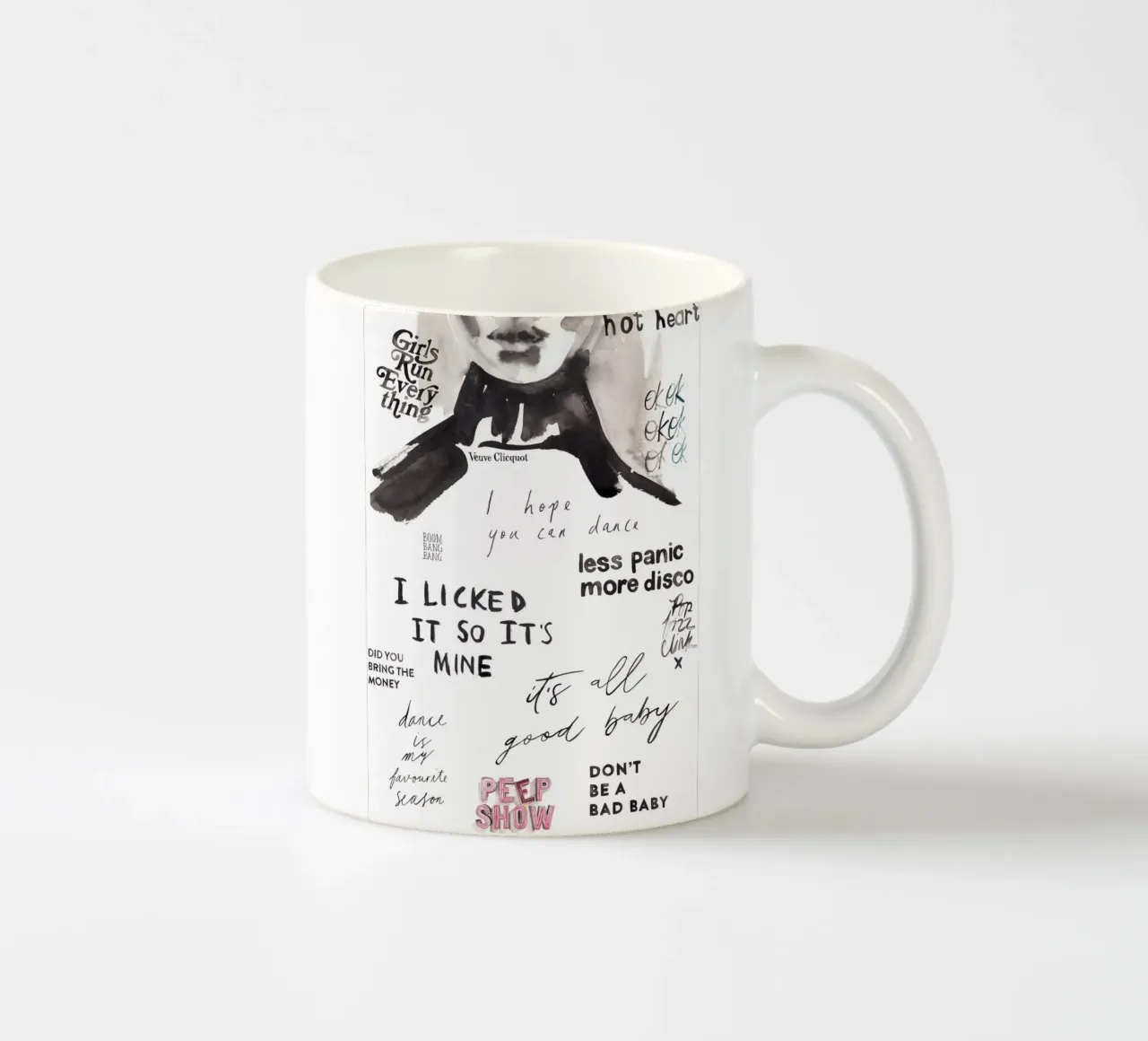 Push Play Repeat tazza in ceramica da Victoria Verbaan
