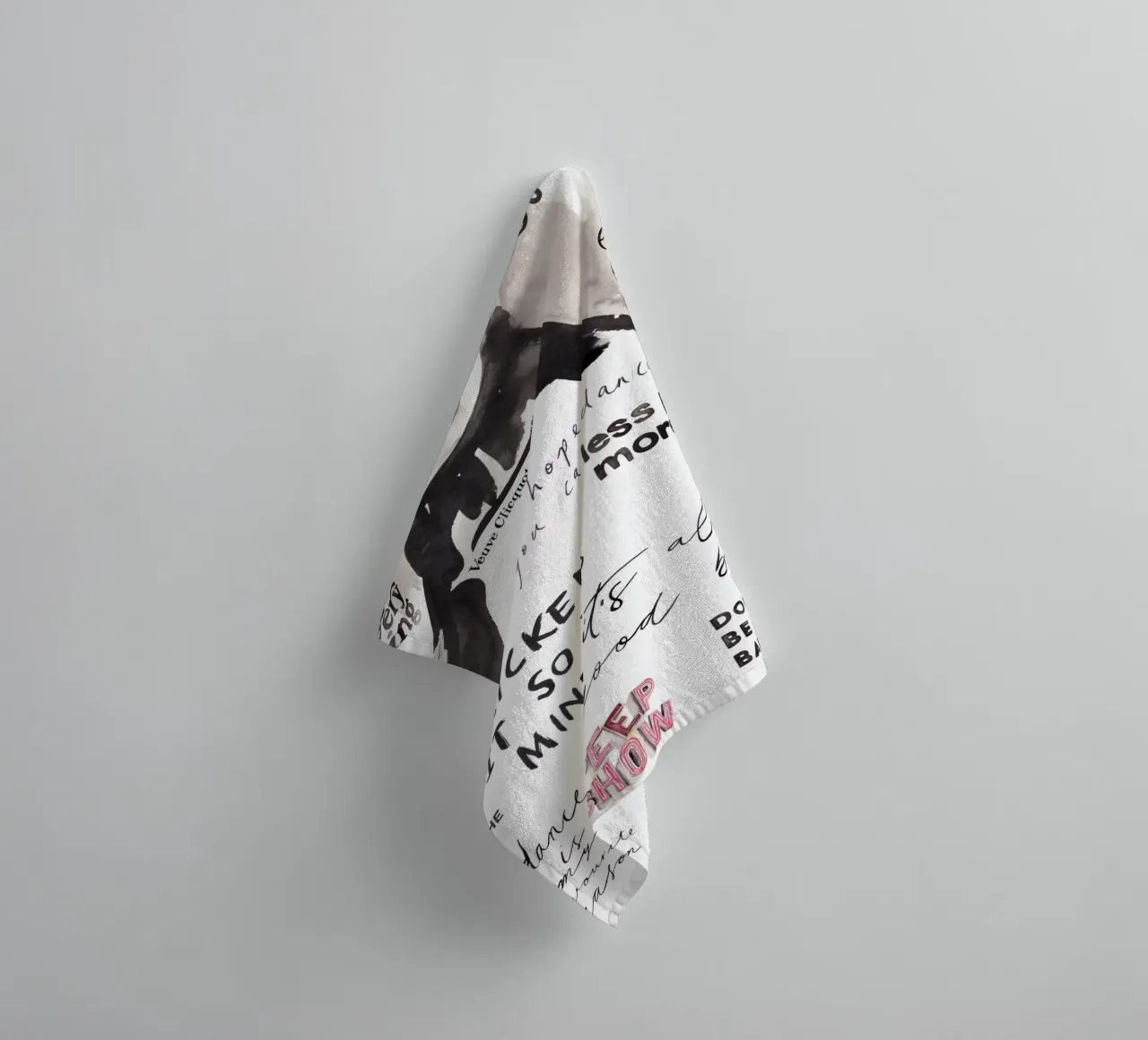 Push Play Repeat towel by Victoria Verbaan