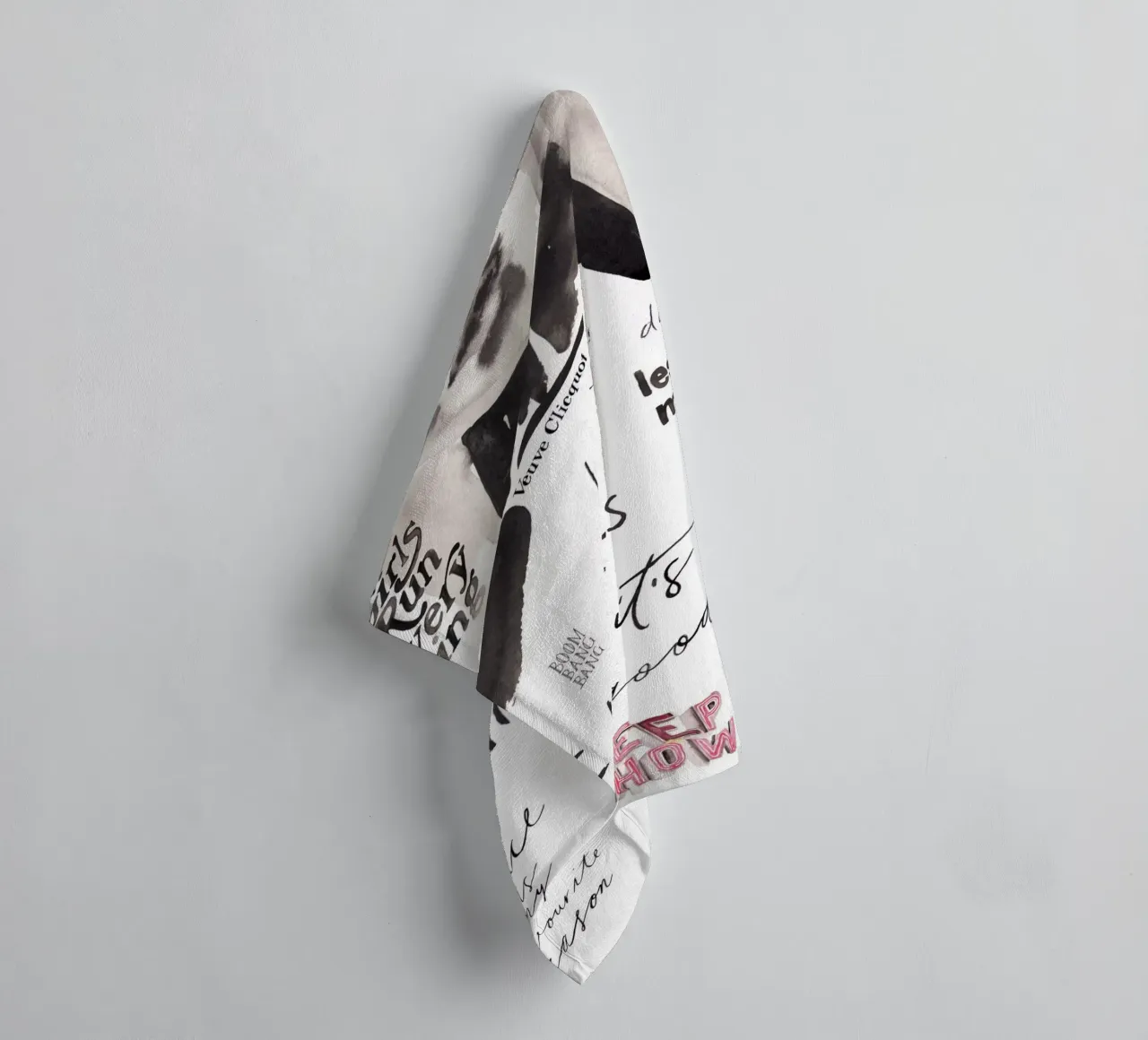 Push Play Repeat towel by Victoria Verbaan