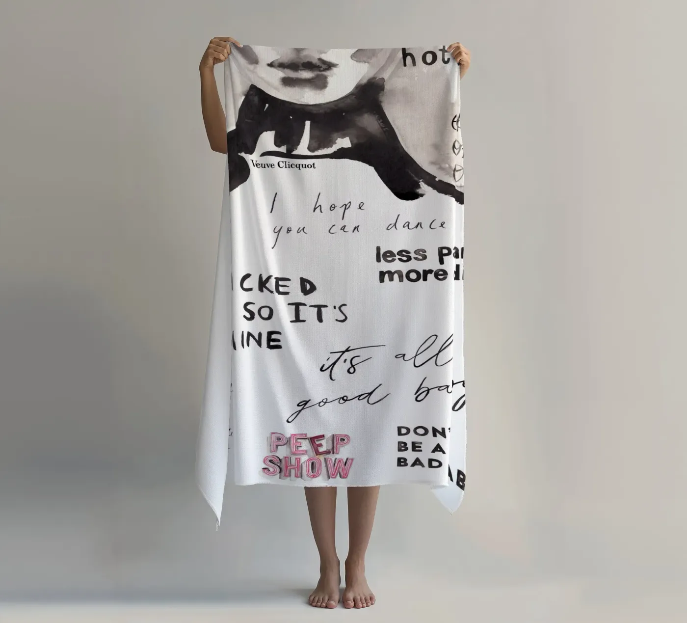 Push Play Repeat serviette de plage de Victoria Verbaan