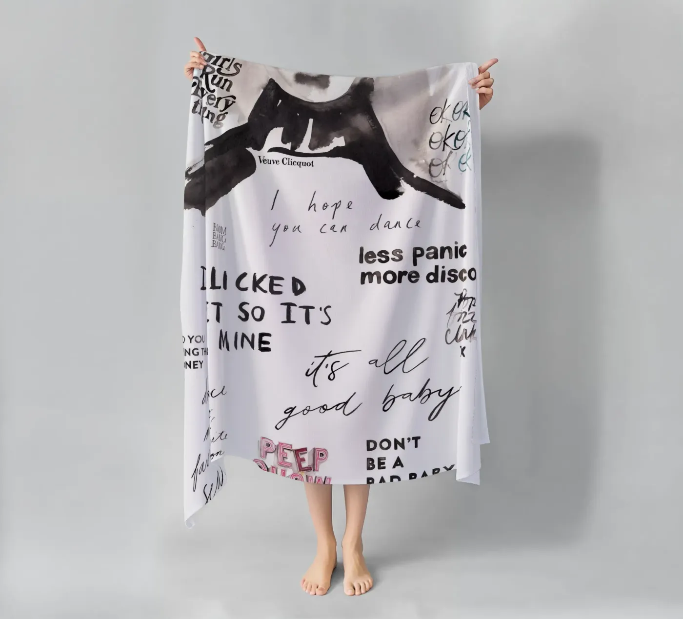 Push Play Repeat serviette de plage de Victoria Verbaan