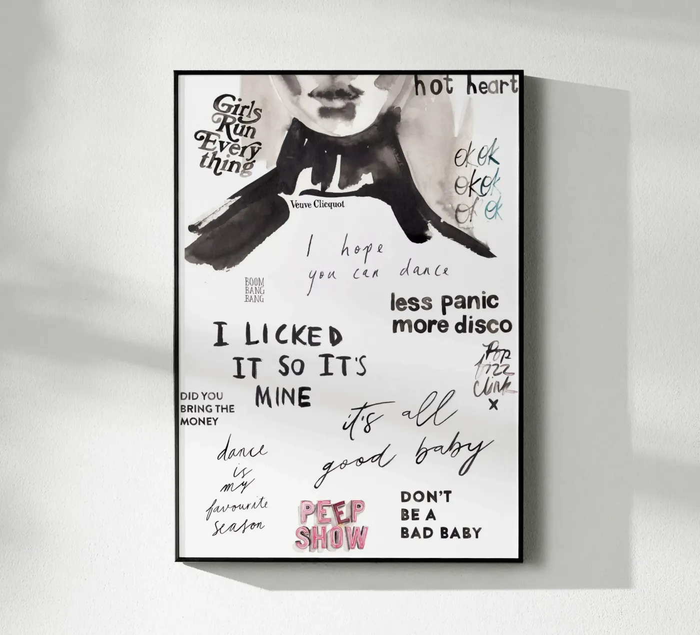 Push Play Repeat Acryl-Glas von Victoria Verbaan