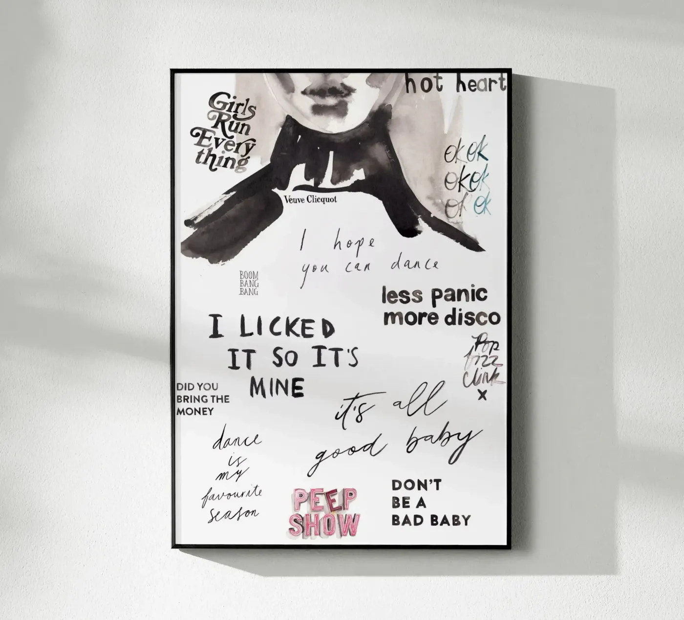 Push Play Repeat Acryl-Glas von Victoria Verbaan