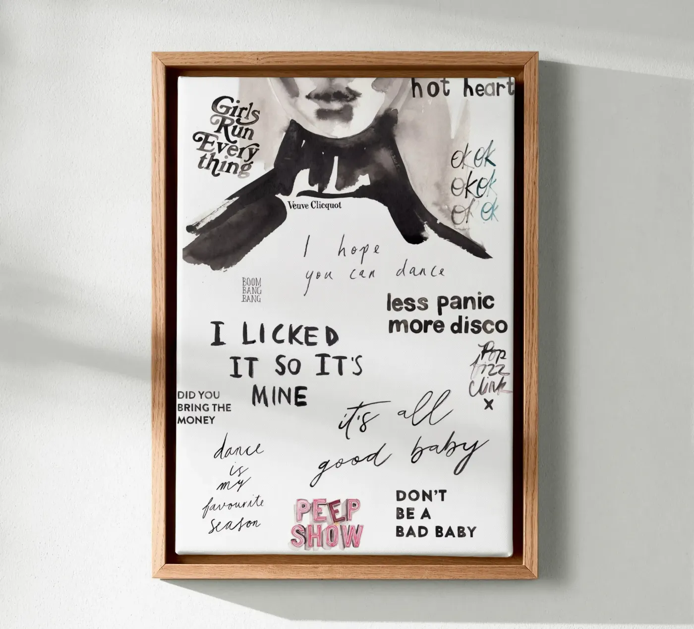 Push Play Repeat canvas van Victoria Verbaan