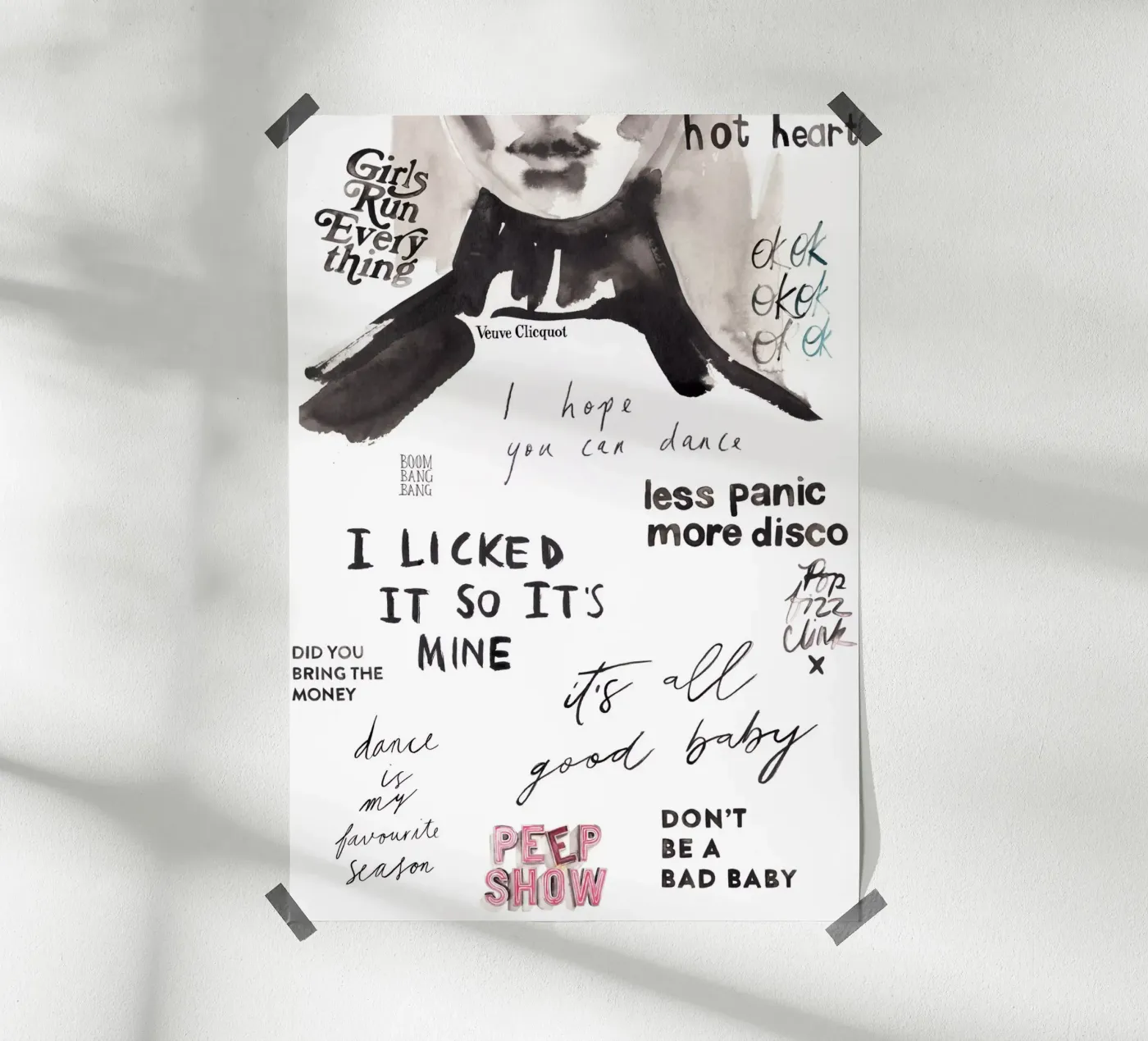 Push Play Repeat poster van Victoria Verbaan