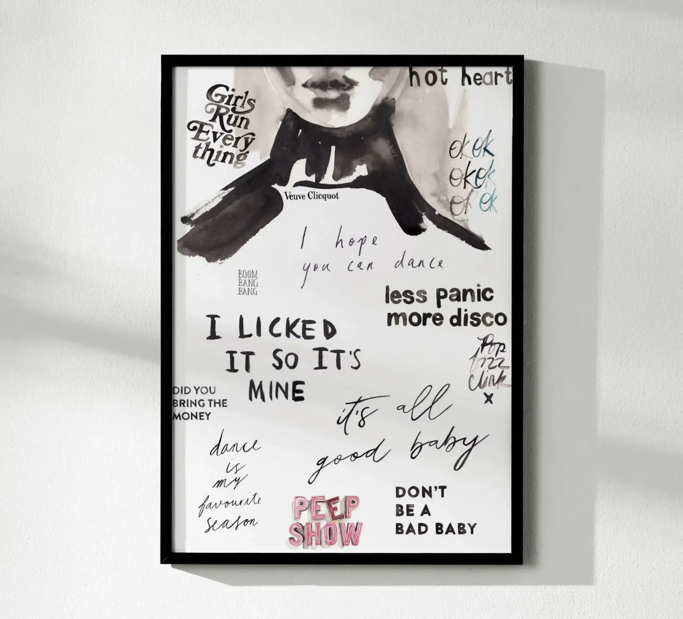 Push Play Repeat poster van Victoria Verbaan