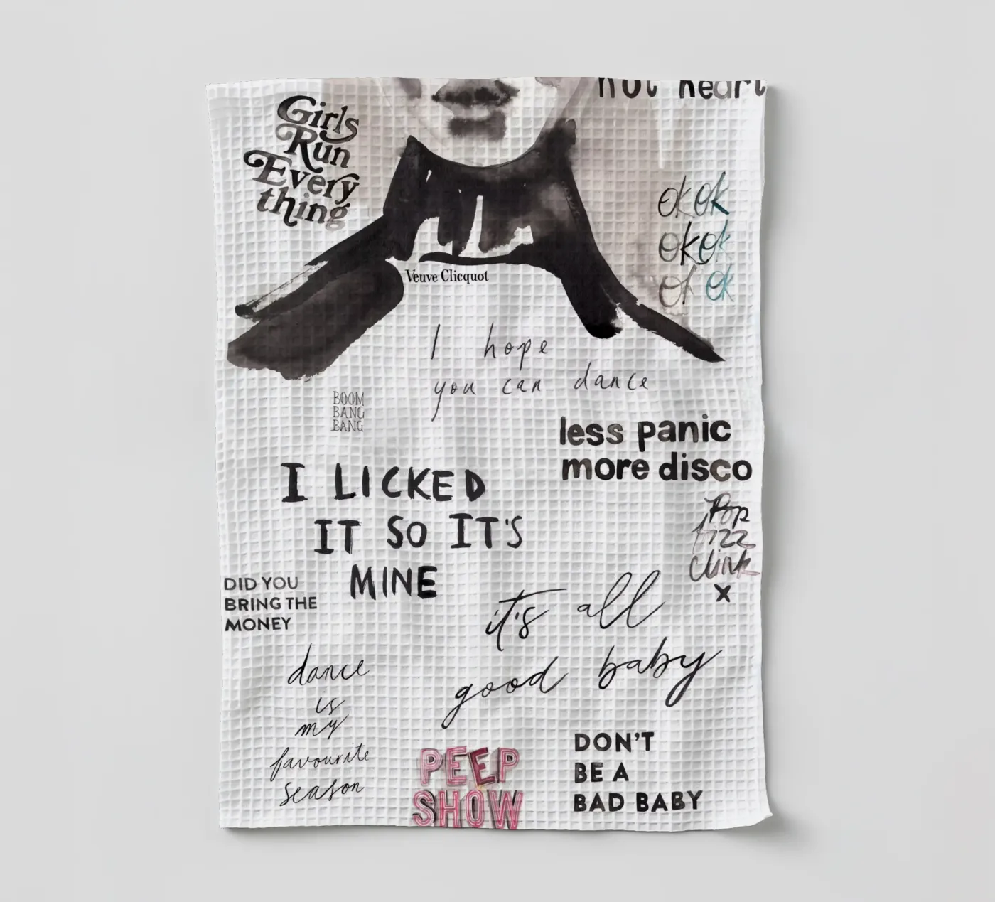 Push Play Repeat Geschirrtuch von Victoria Verbaan