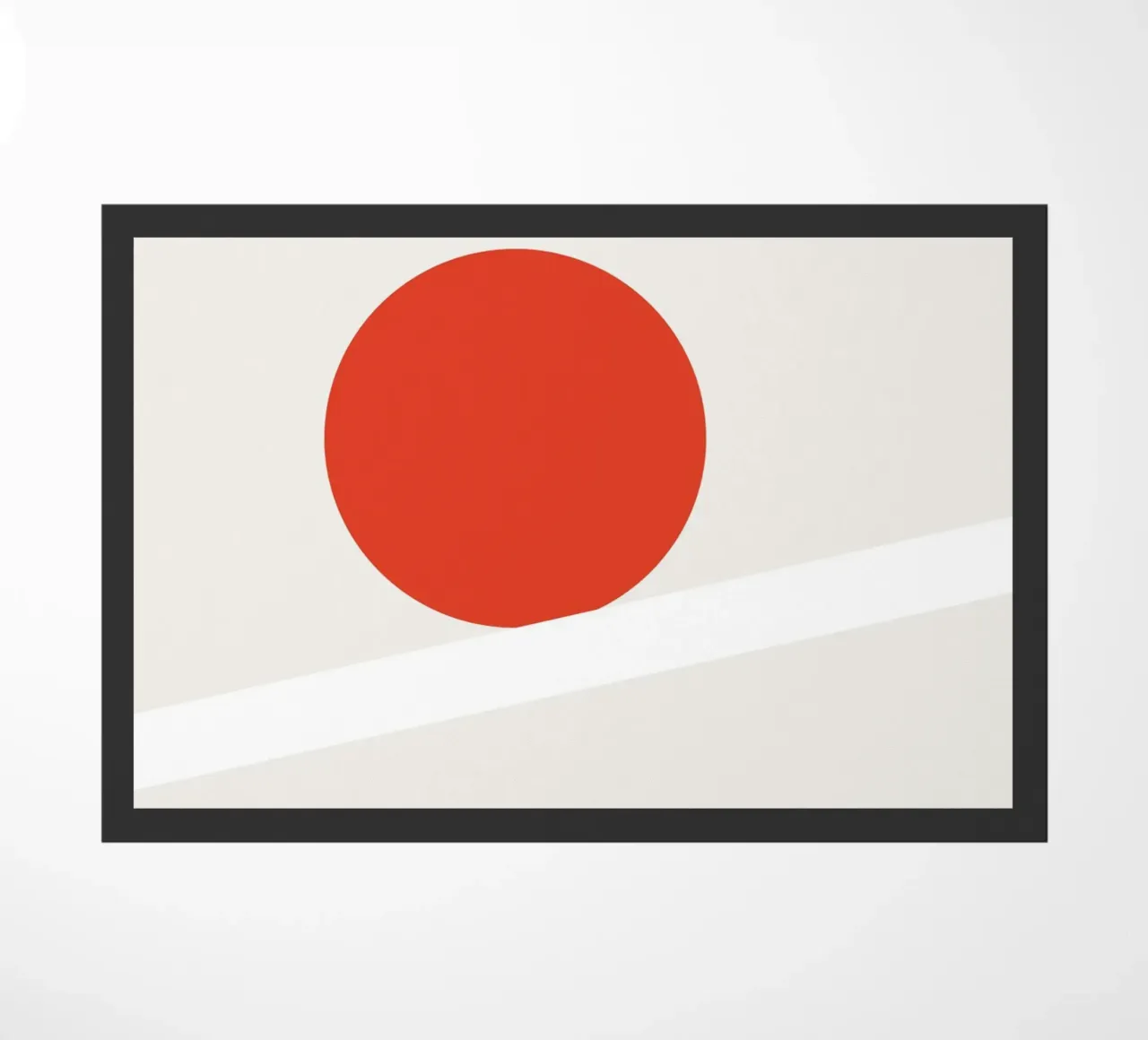 Balans deurmat van Rose Beck Art