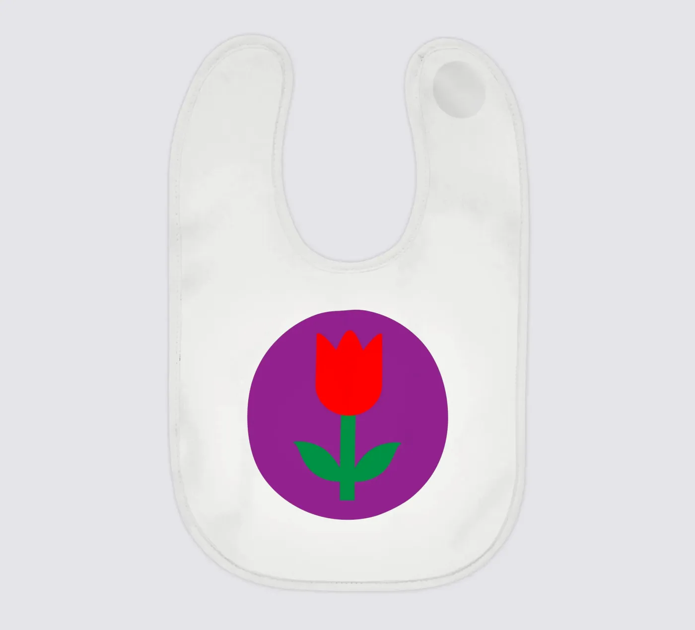 TULP baby slabbetje van isaduval_paris