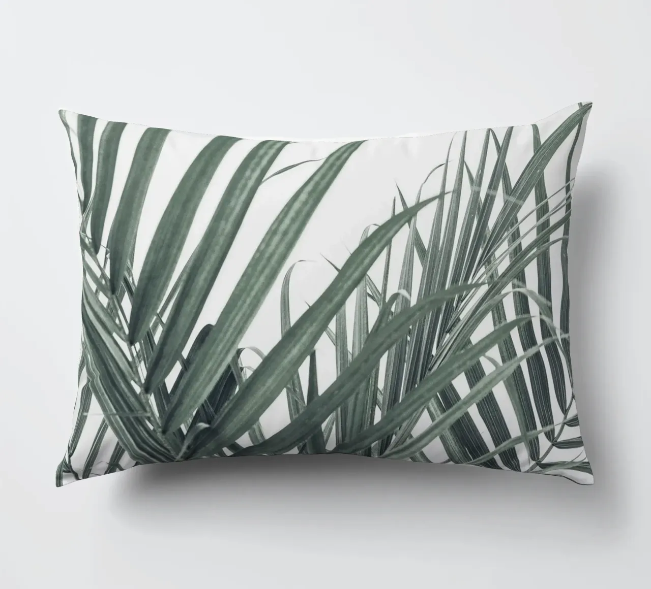 Arte delle foglie di palma - Design della natura tropicale cuscino da Whole©