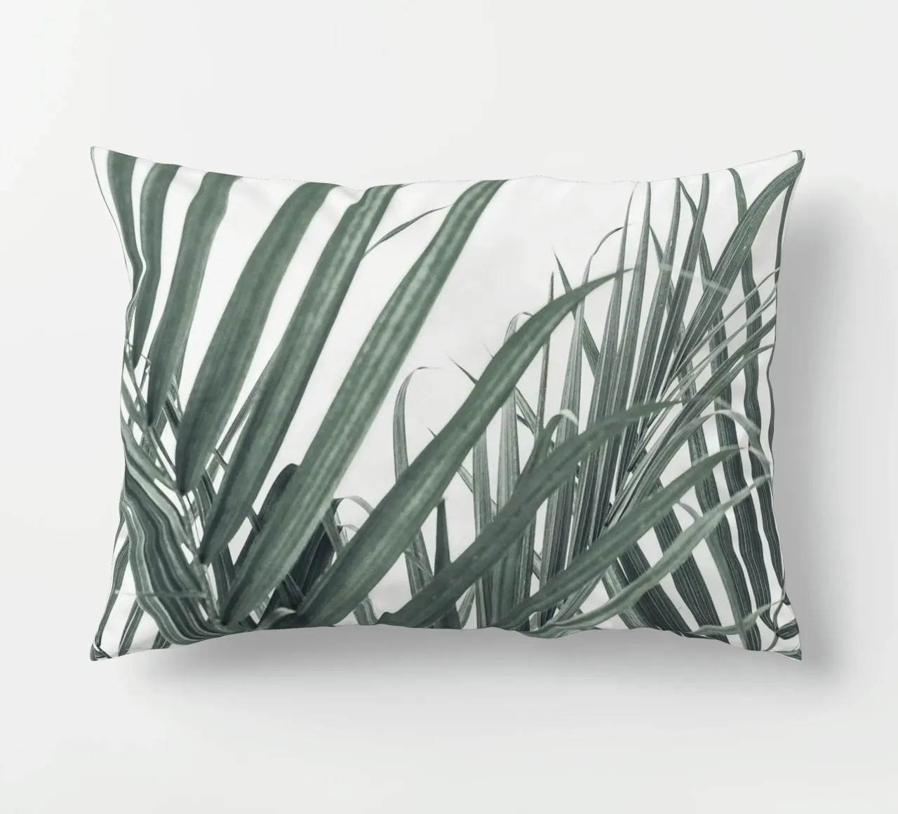 Arte delle foglie di palma - Design della natura tropicale cuscino da Whole©