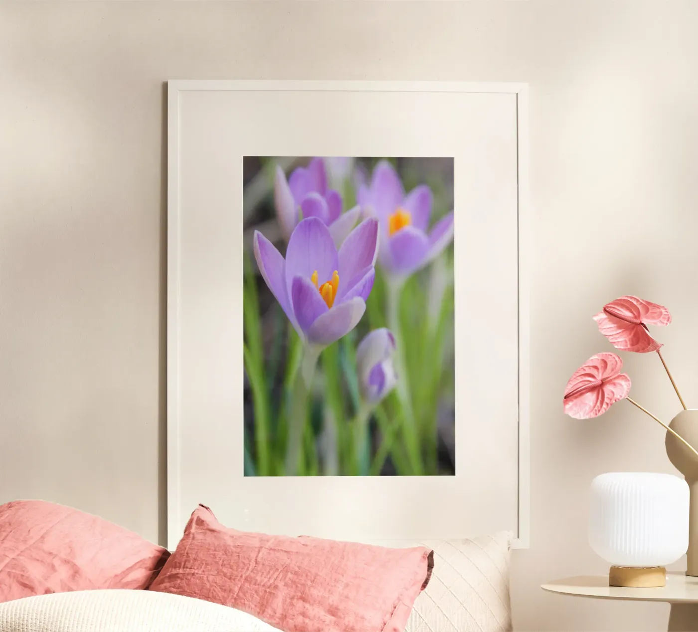 Purple crocuses poster de Soul Traffic