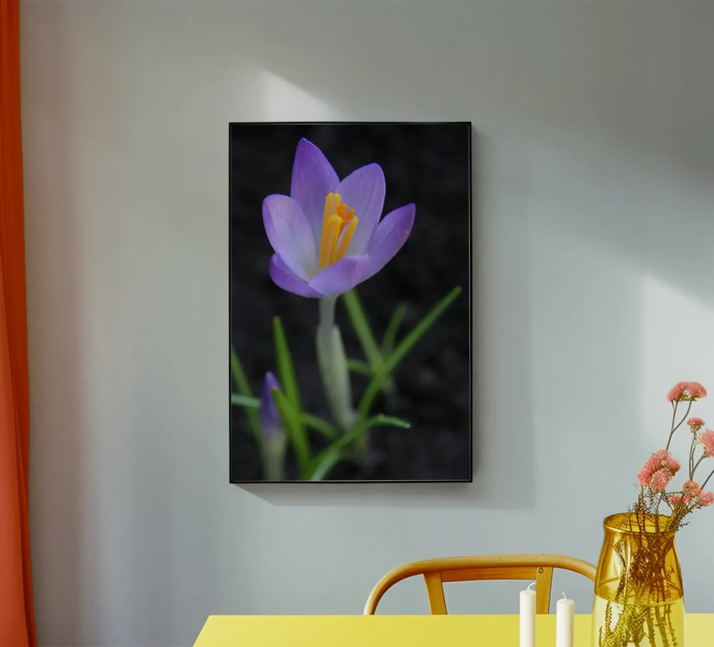 Purple Crocus acryl van Soul Traffic