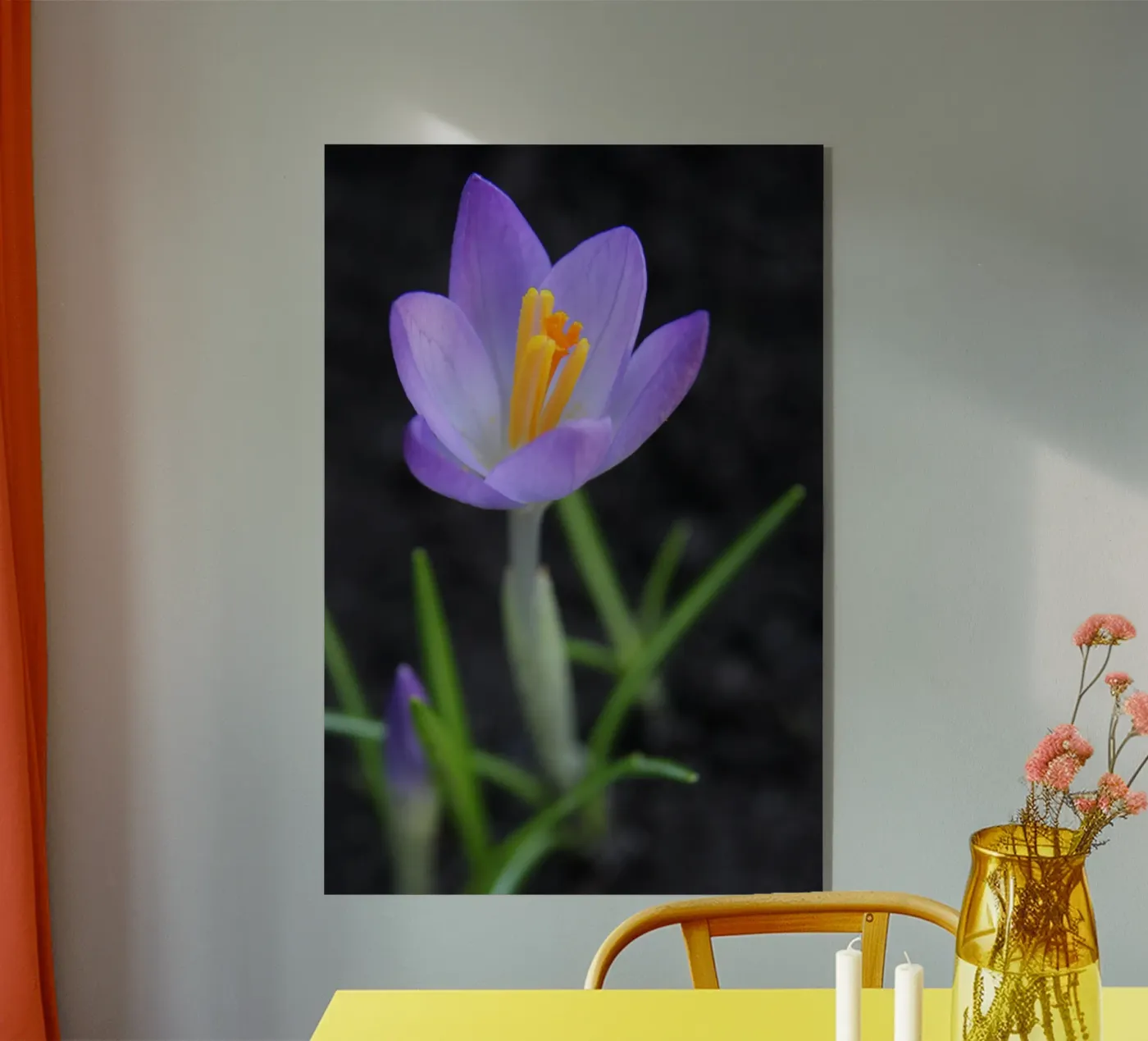 Purple Crocus acryl van Soul Traffic