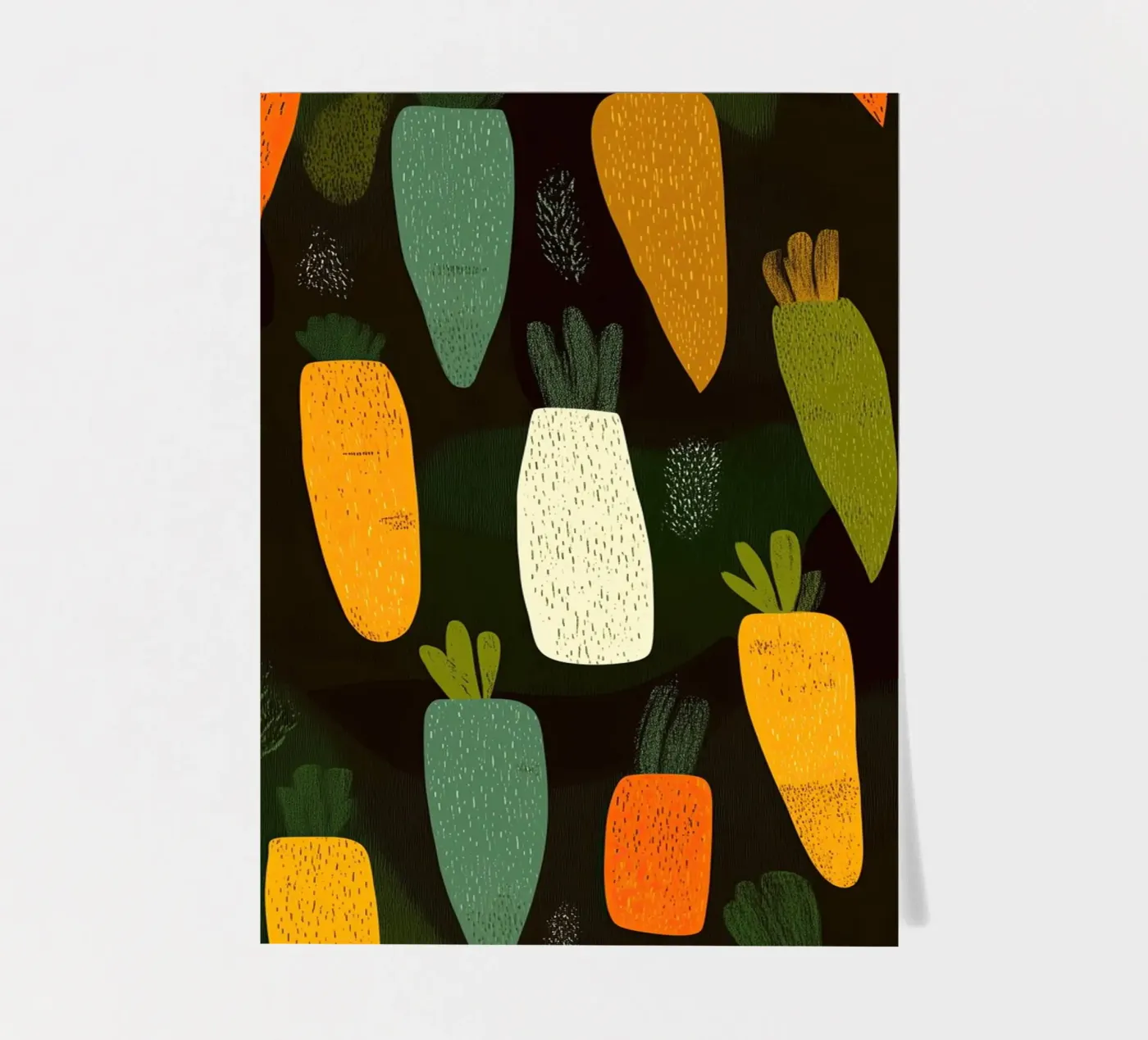 Carrots Everywhere! sticker sheet by Kiara