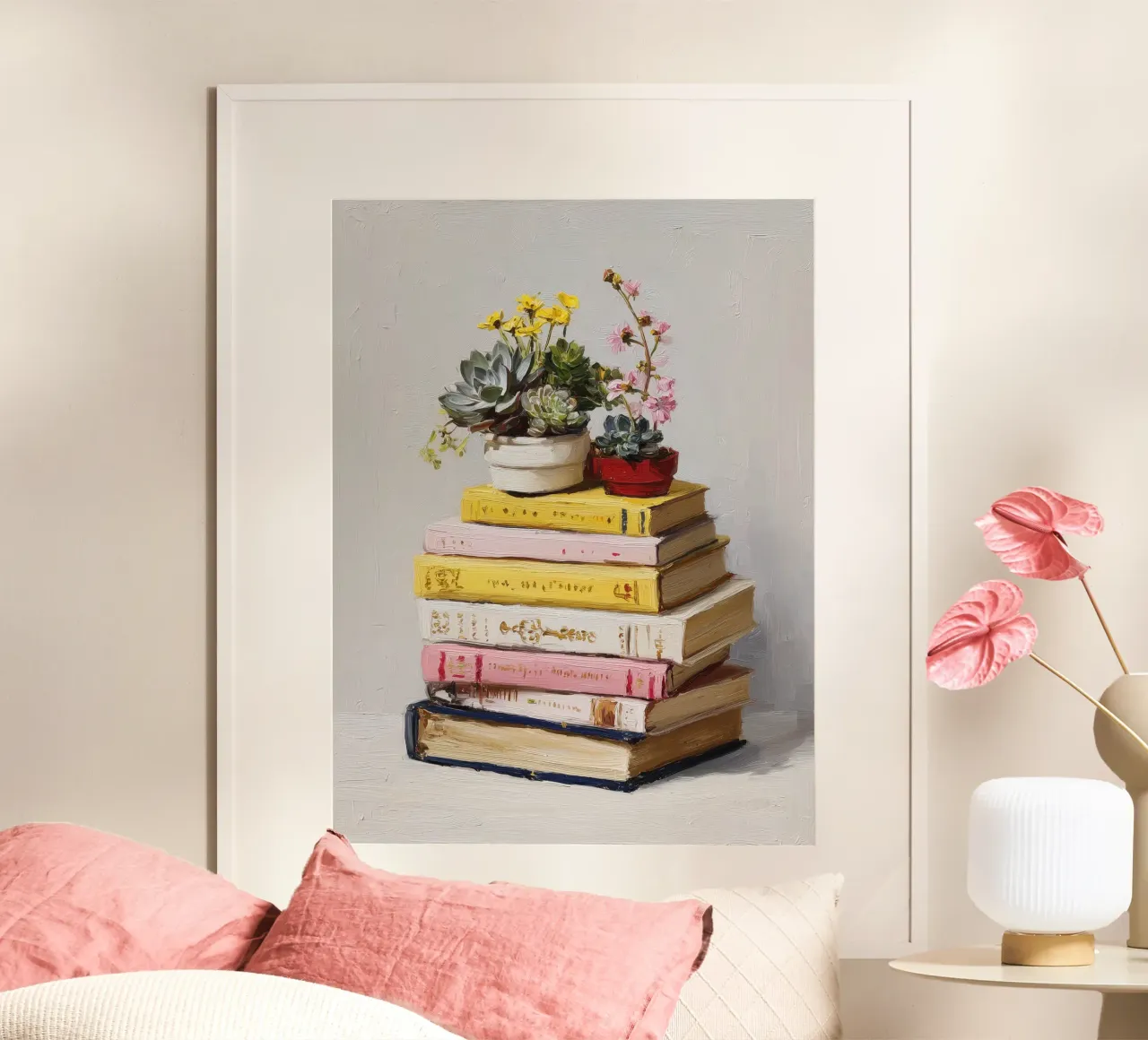 Libri e piante poster da IamHomeDesigns