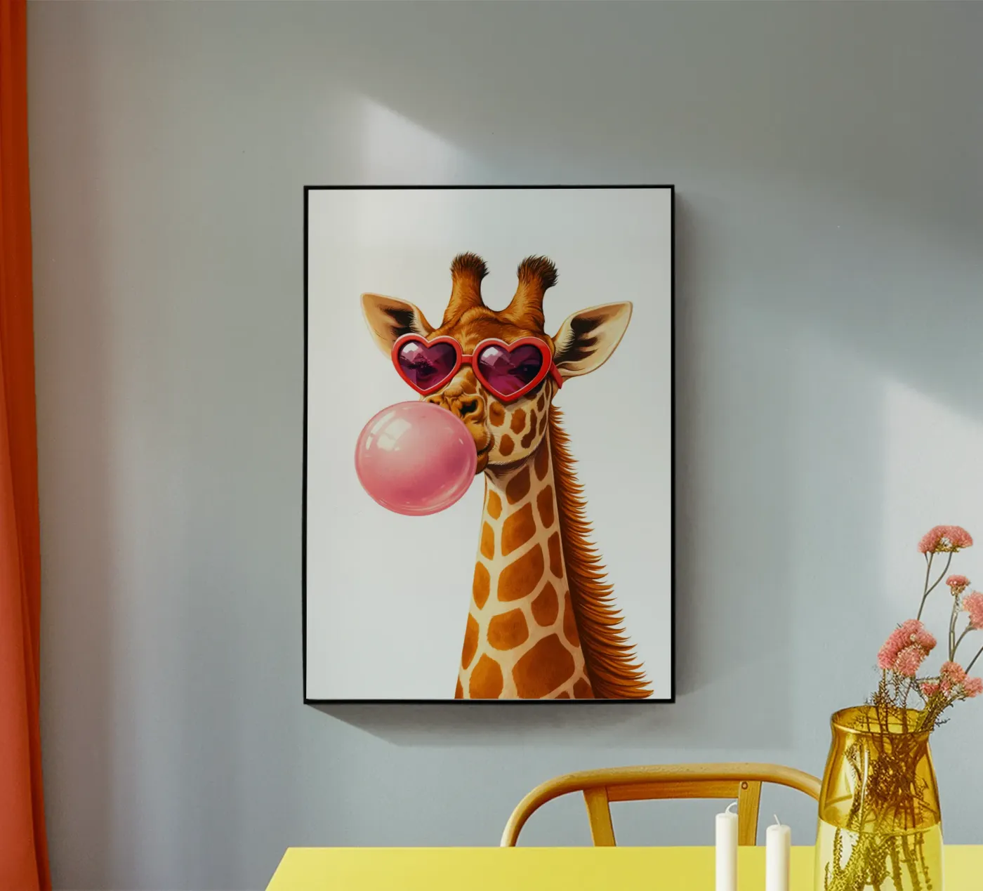 Cool giraffe Acryl-Glas von Funkydays