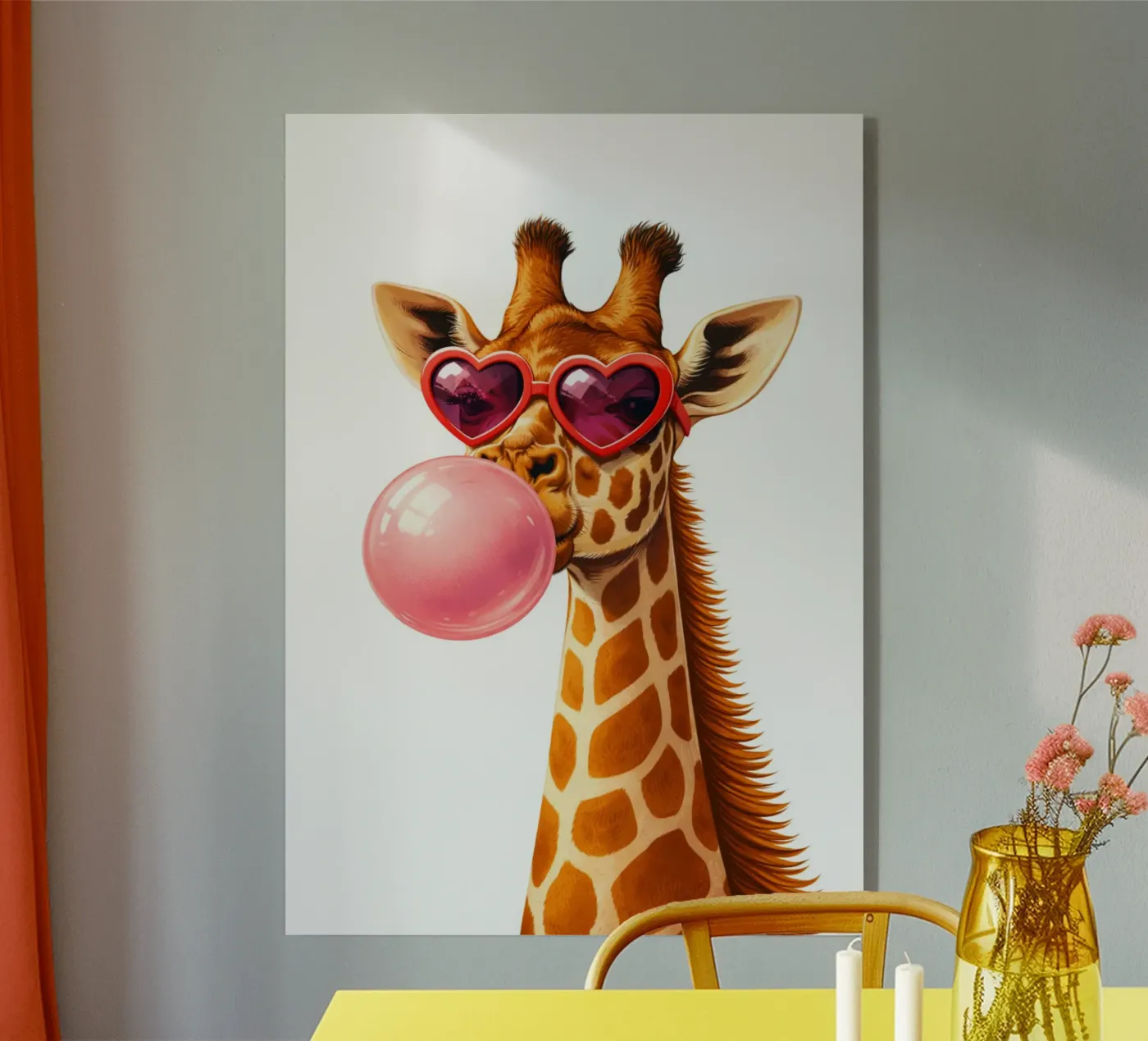 Cool giraffe Acryl-Glas von Funkydays