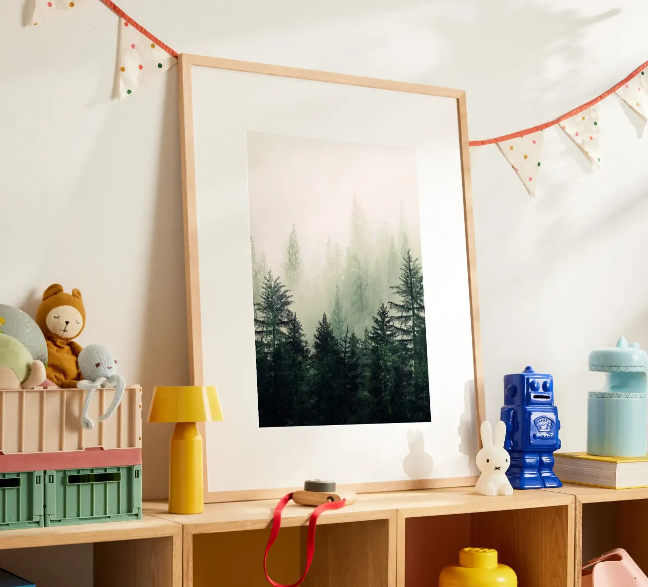 Foggy Pine Trees poster da andreas12