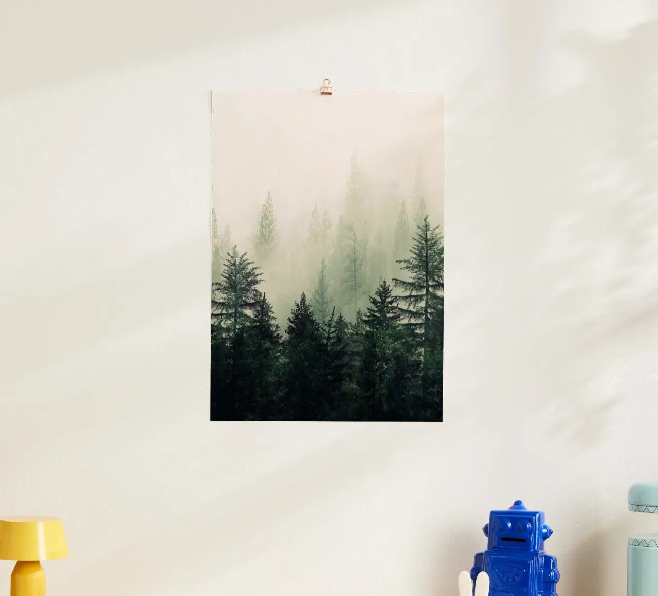 Foggy Pine Trees poster da andreas12