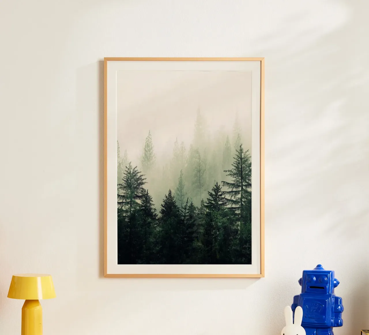 Foggy Pine Trees poster da andreas12
