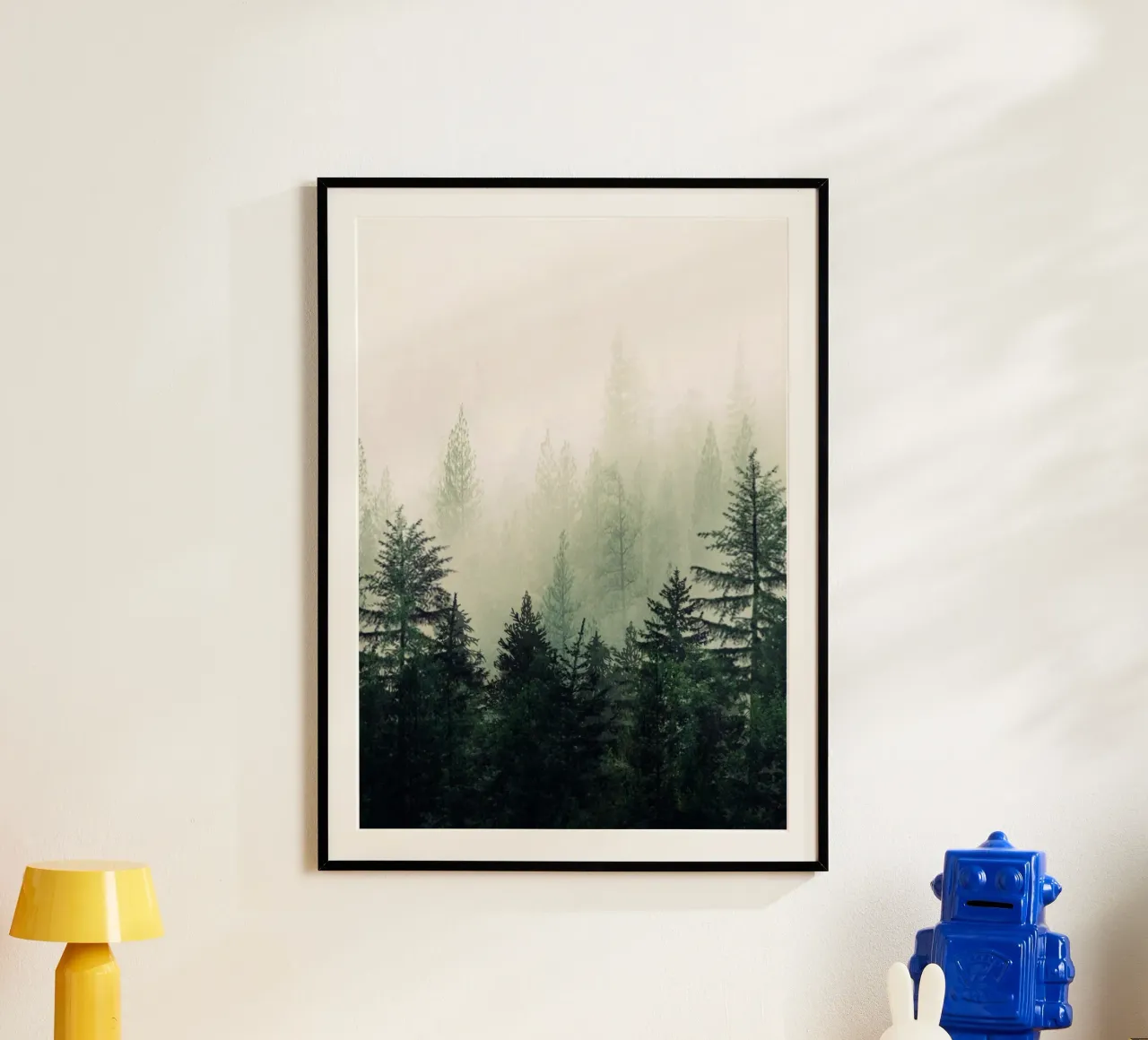 Foggy Pine Trees poster da andreas12