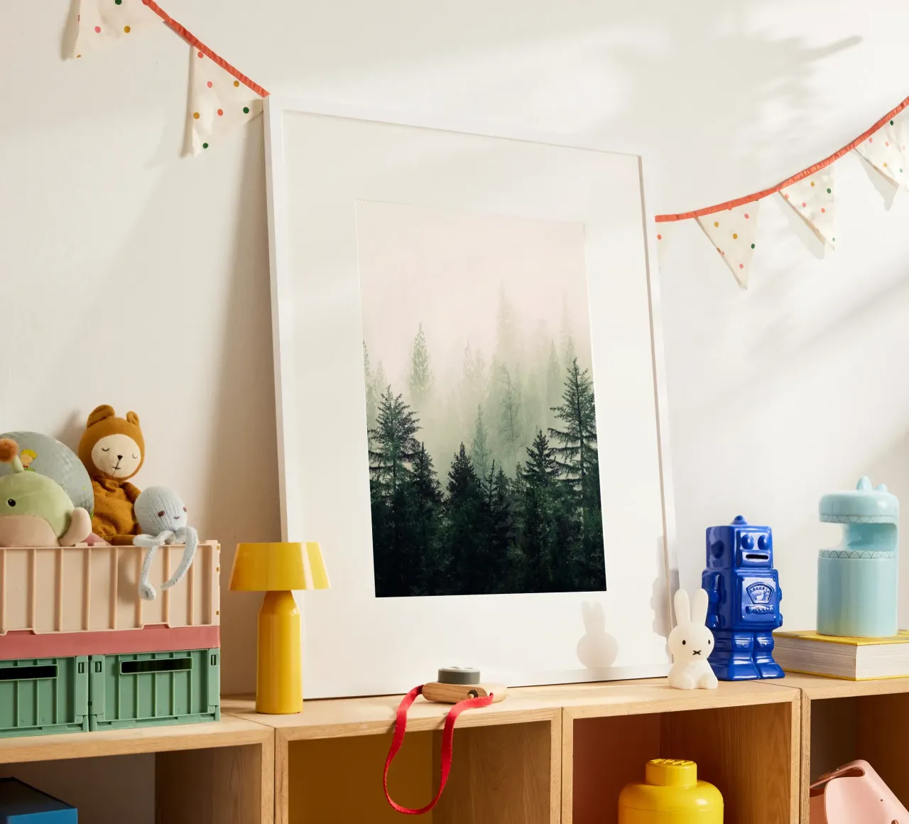 Foggy Pine Trees poster da andreas12