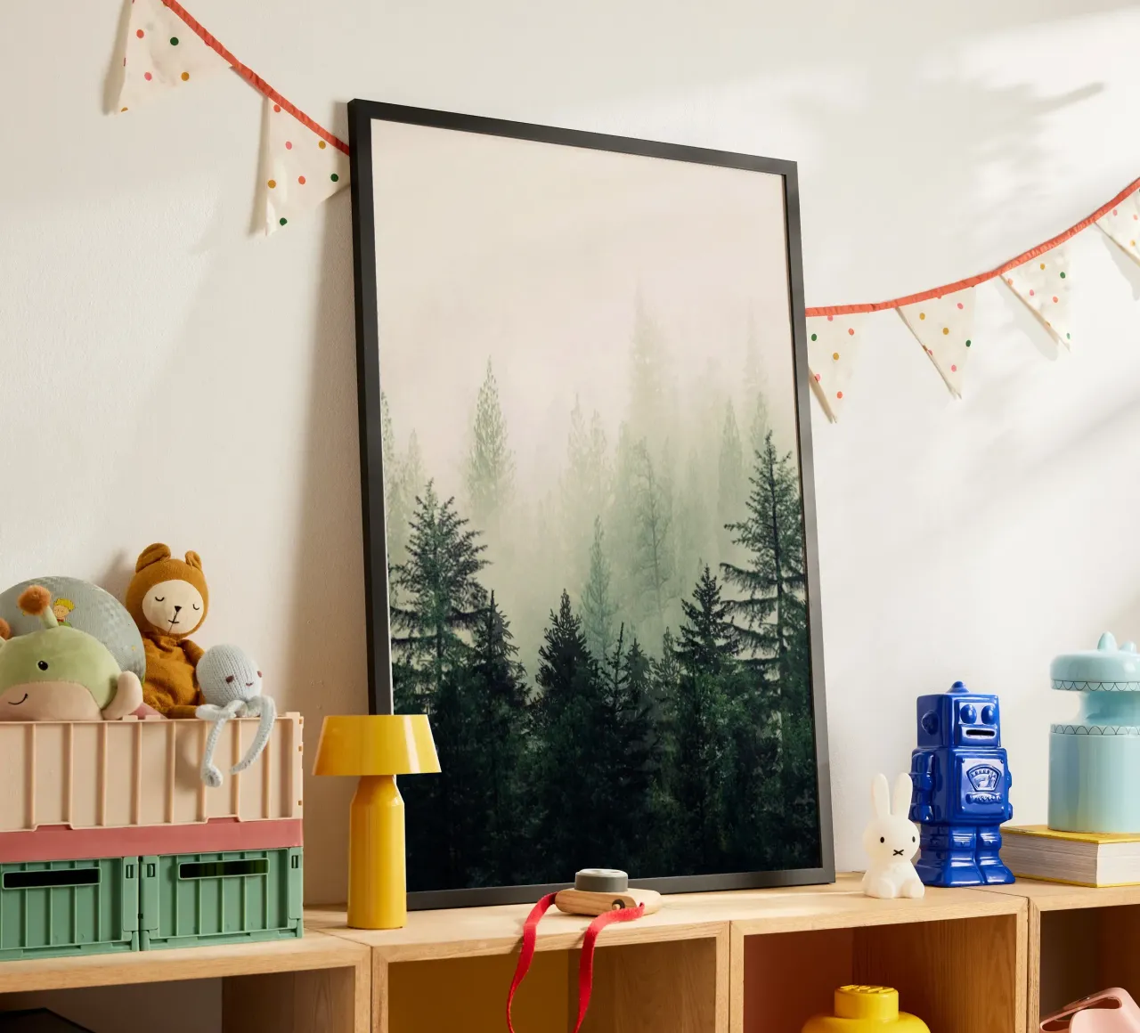 Foggy Pine Trees poster da andreas12