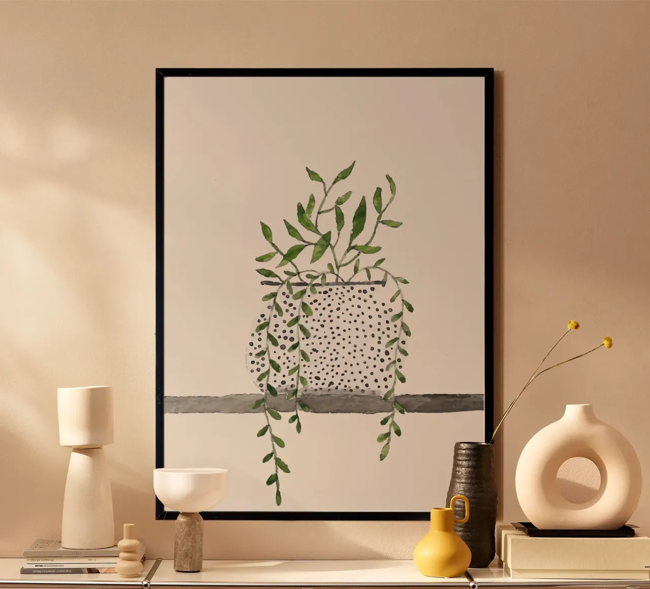Minimal Stem Bloom poster da andreas12