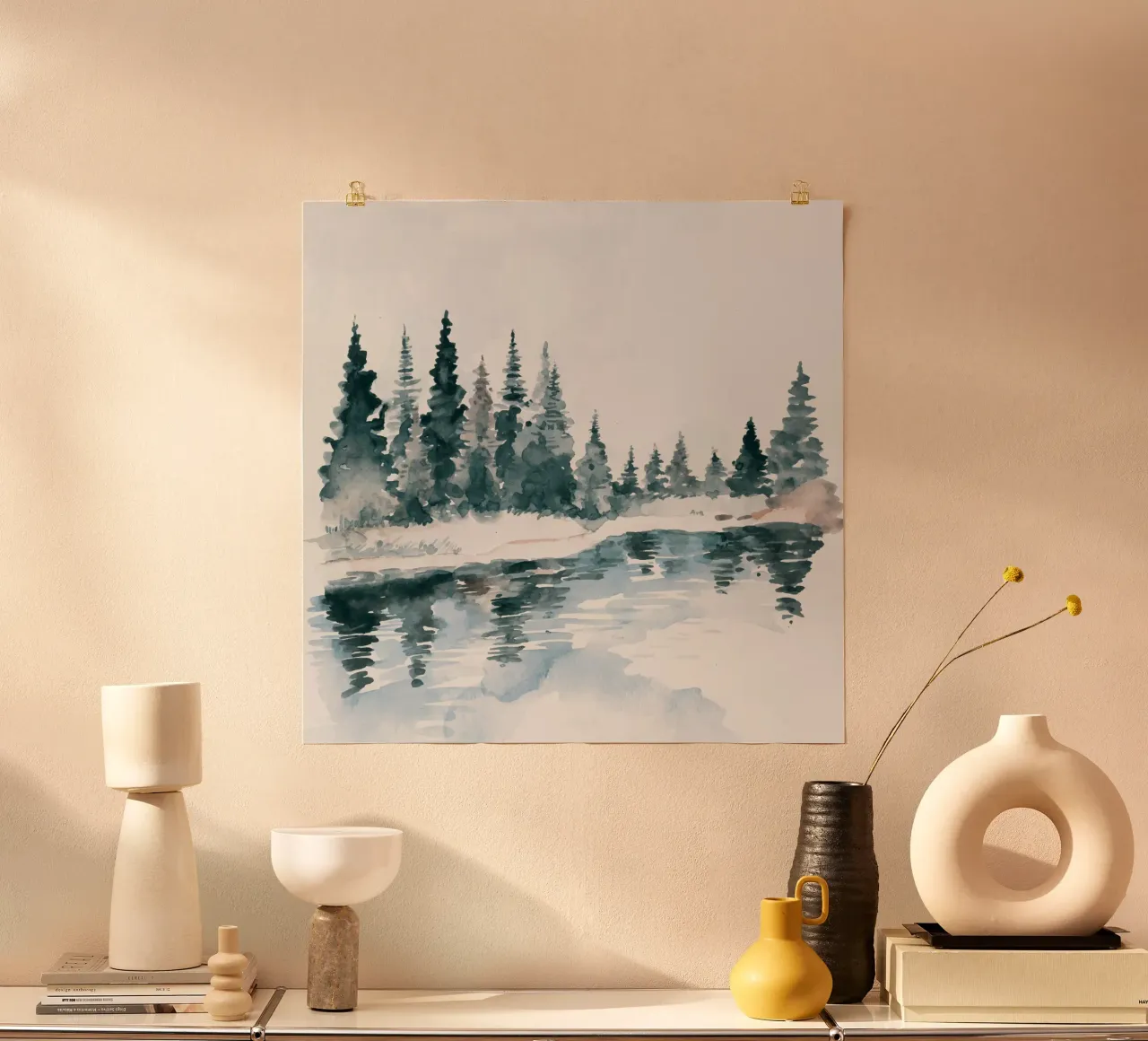 Mountain River poster by andreas12