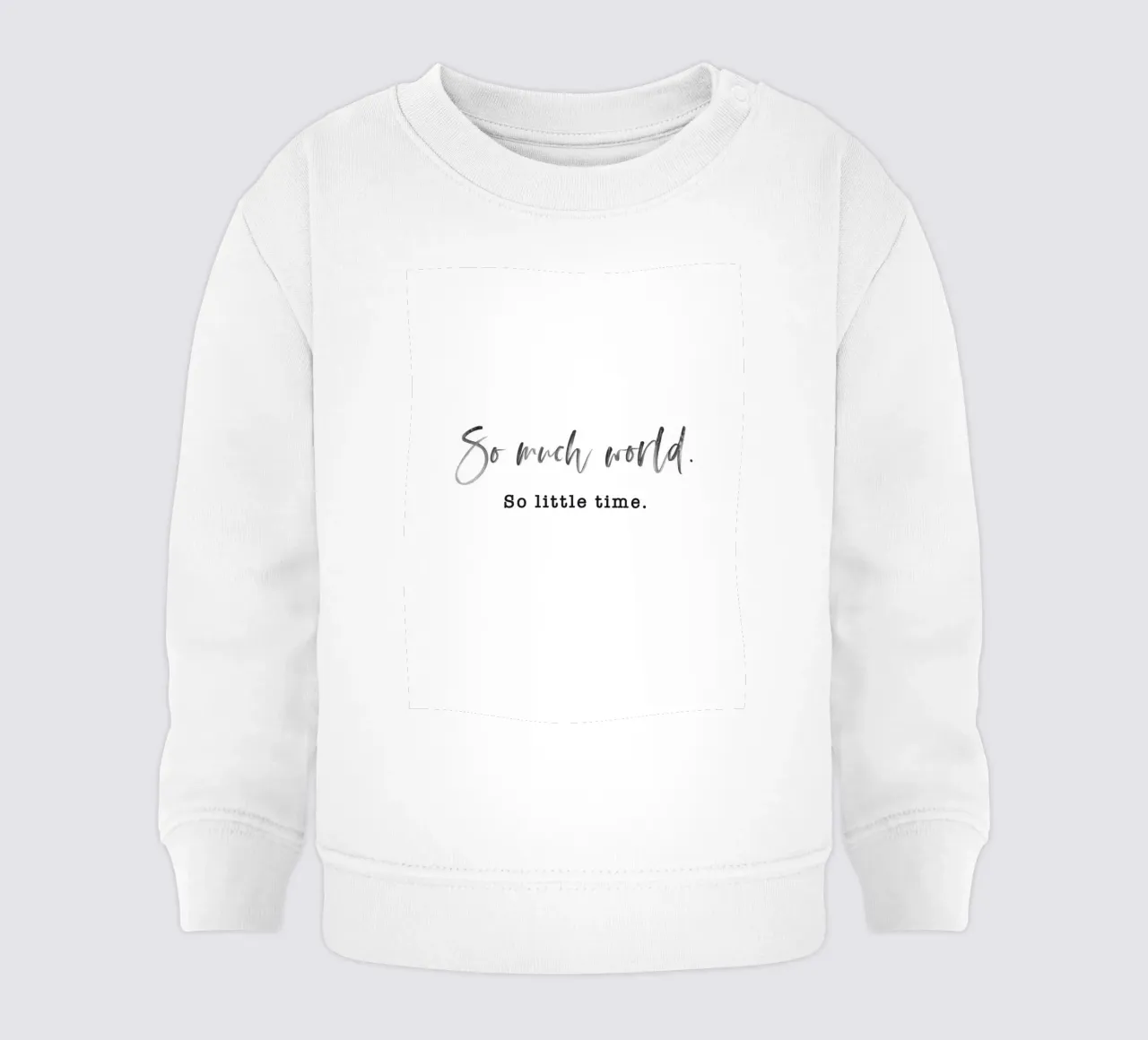 So Much World - Citazioni di viaggio felpa neonato da Whole©