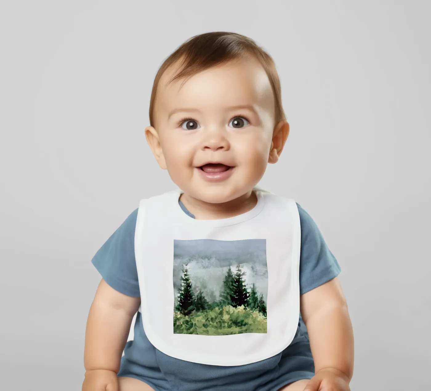 Pine Trees Babylätzchen von andreas12