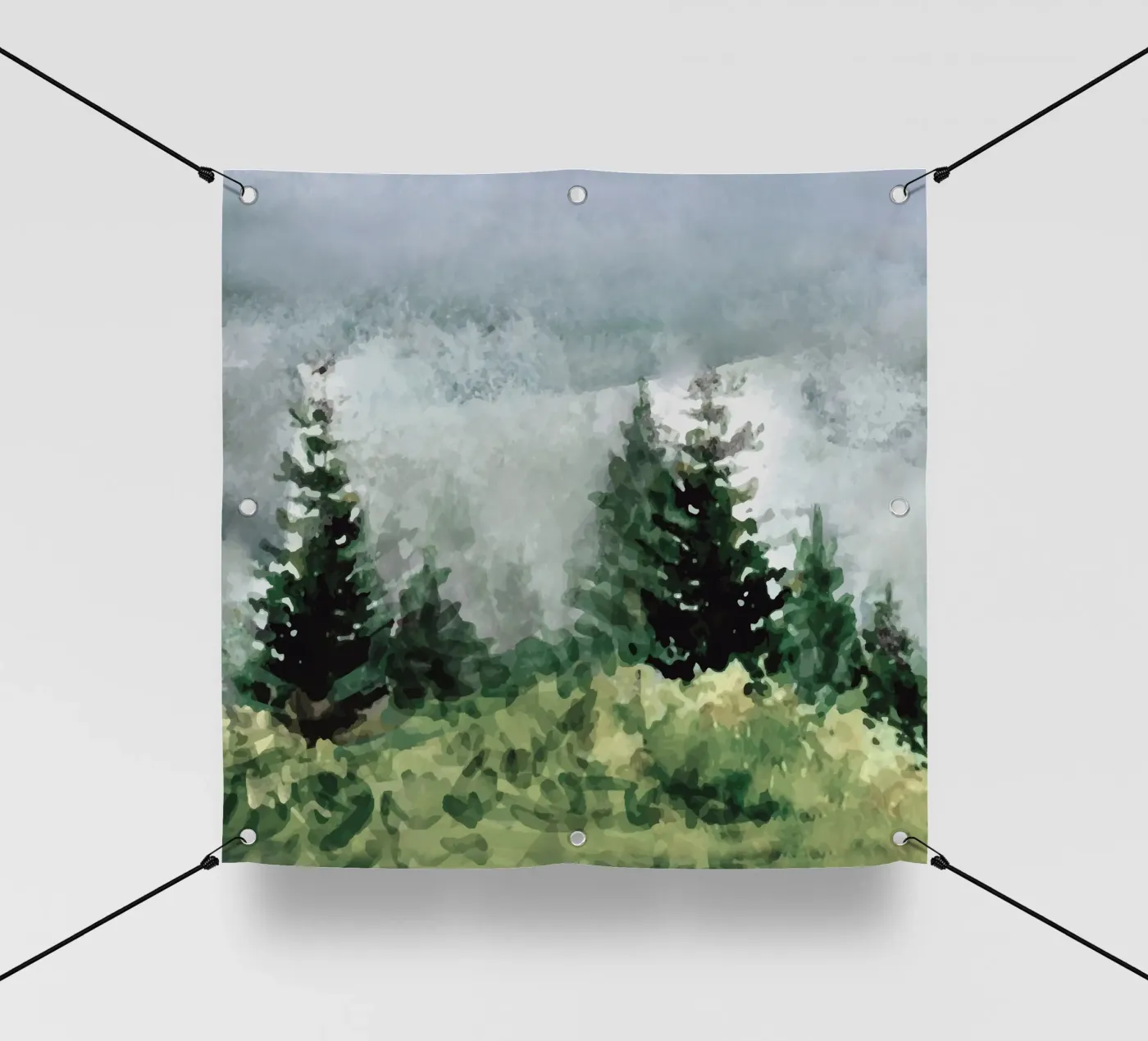 Pine Trees pvc cover by andreas12