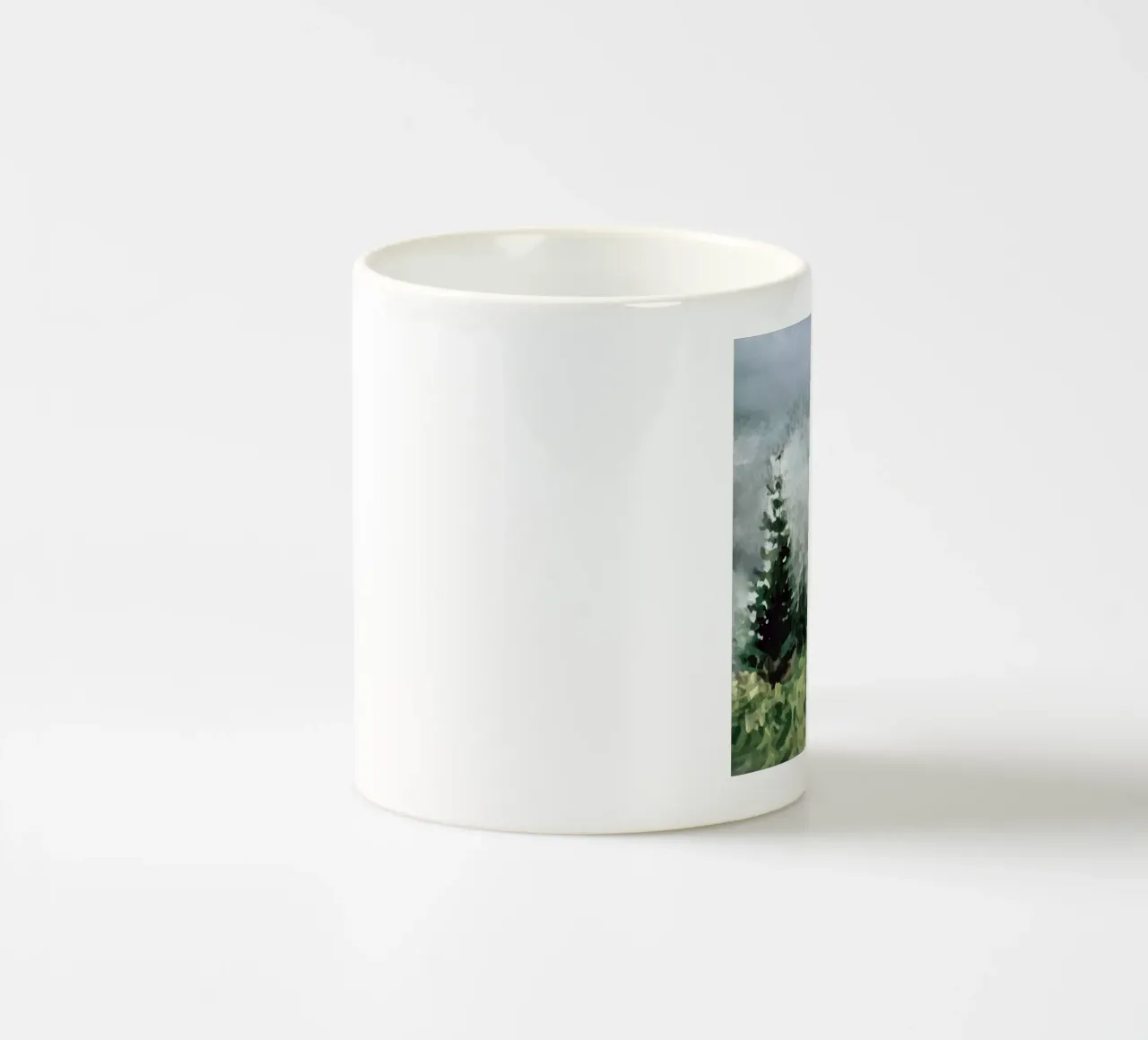 Pine Trees ceramic mug by andreas12