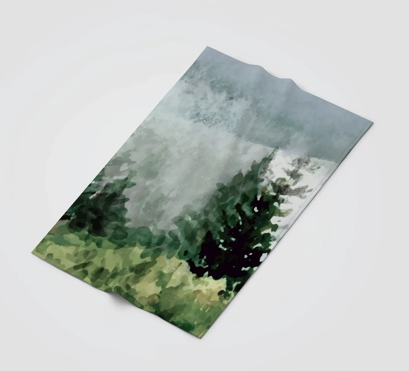Pine Trees Fleecedecke von andreas12