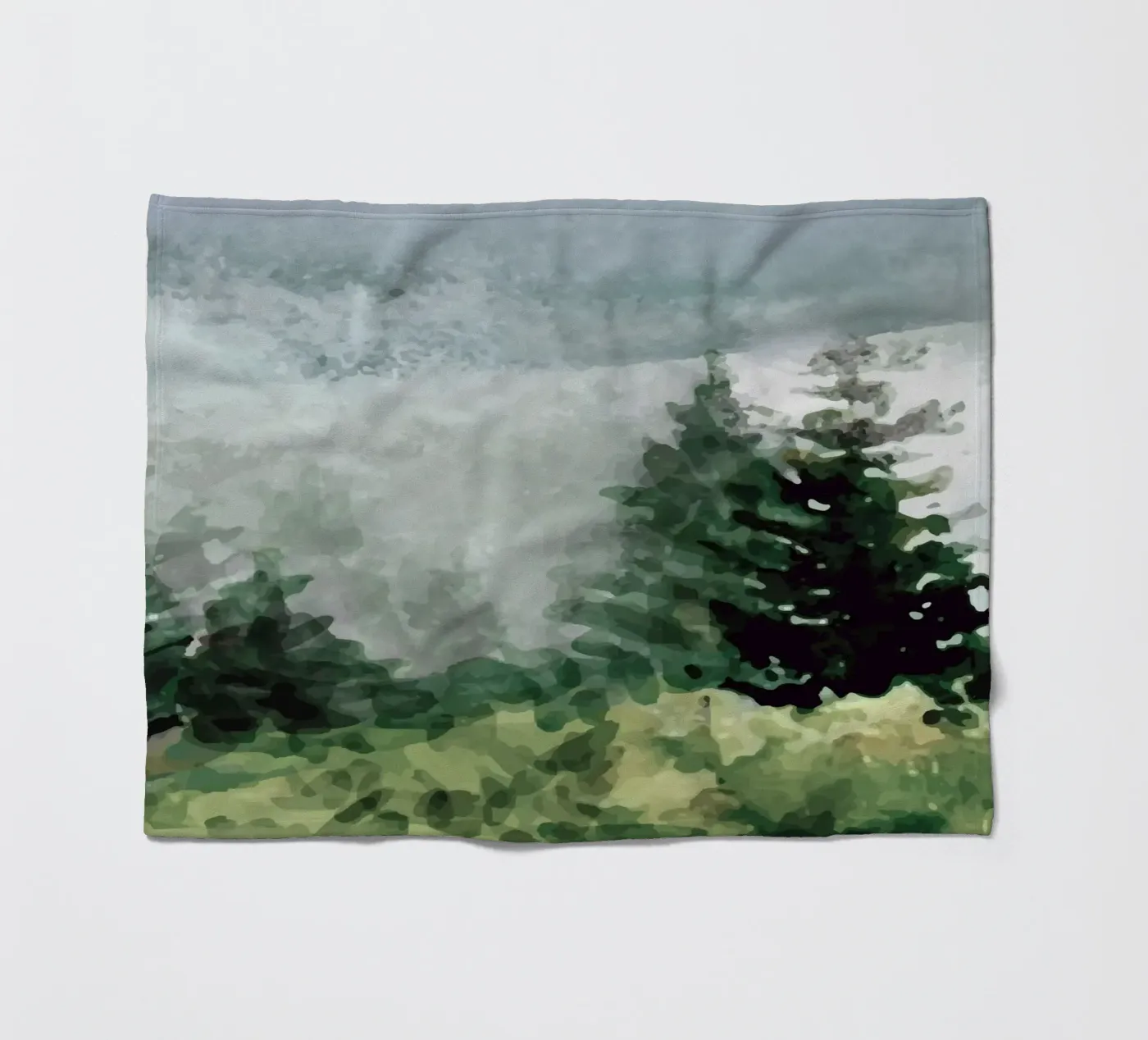 Pine Trees Fleecedecke von andreas12