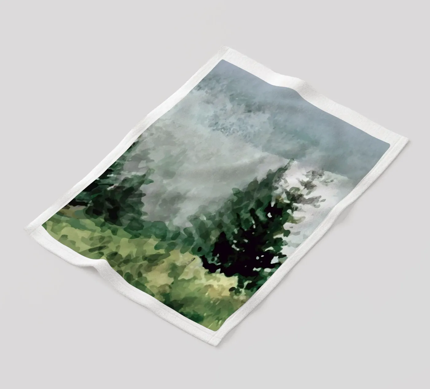 Pine Trees Fleecedecke von andreas12