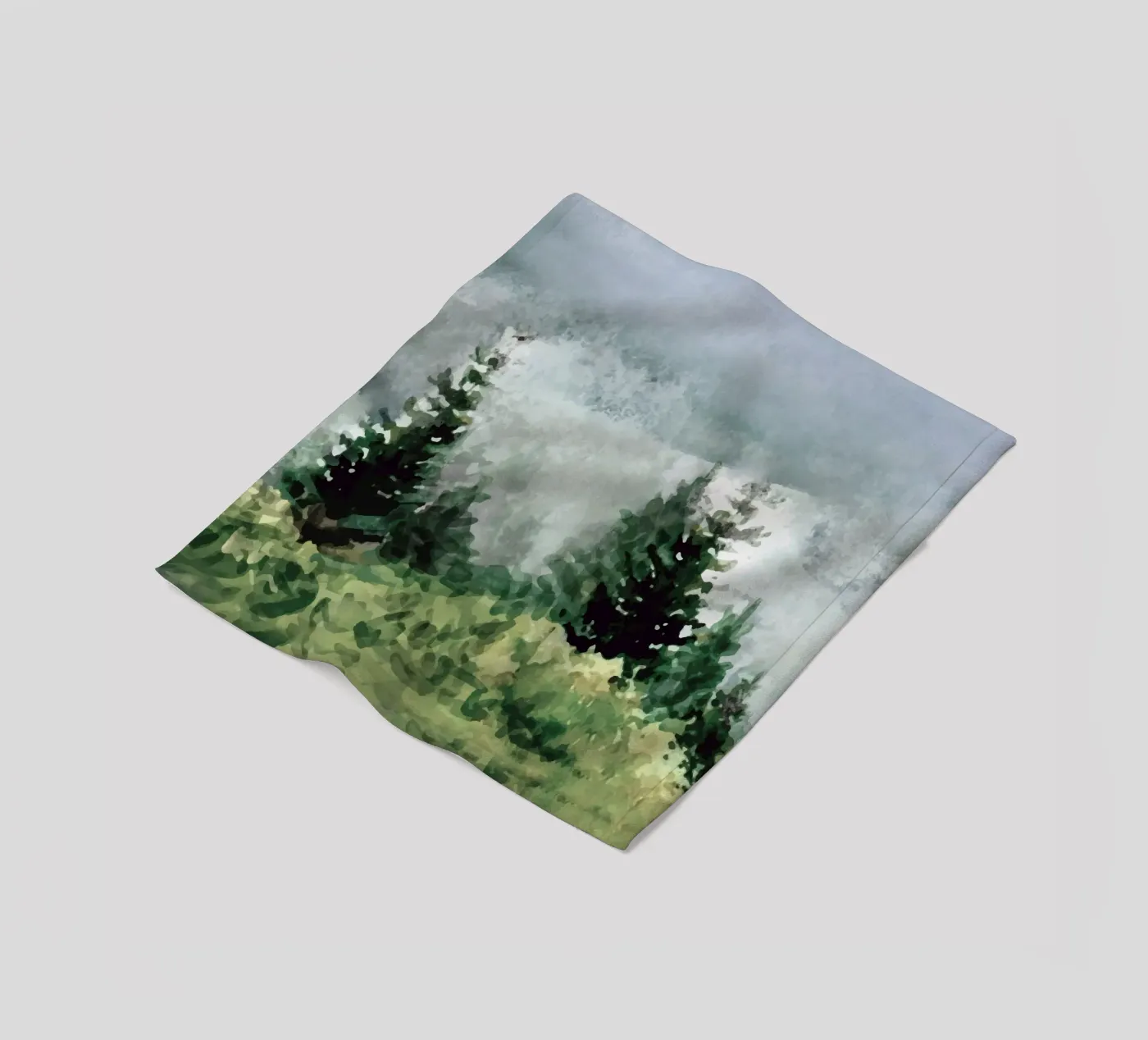 Pine Trees Fleecedecke von andreas12