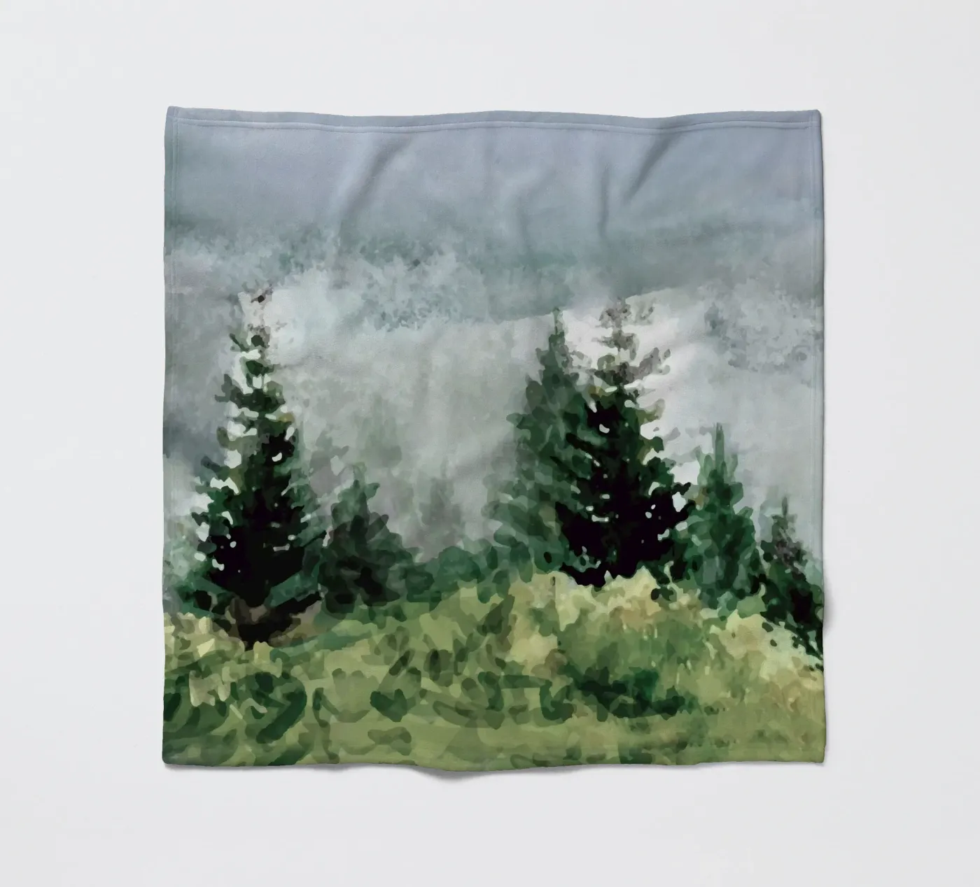 Pine Trees Fleecedecke von andreas12
