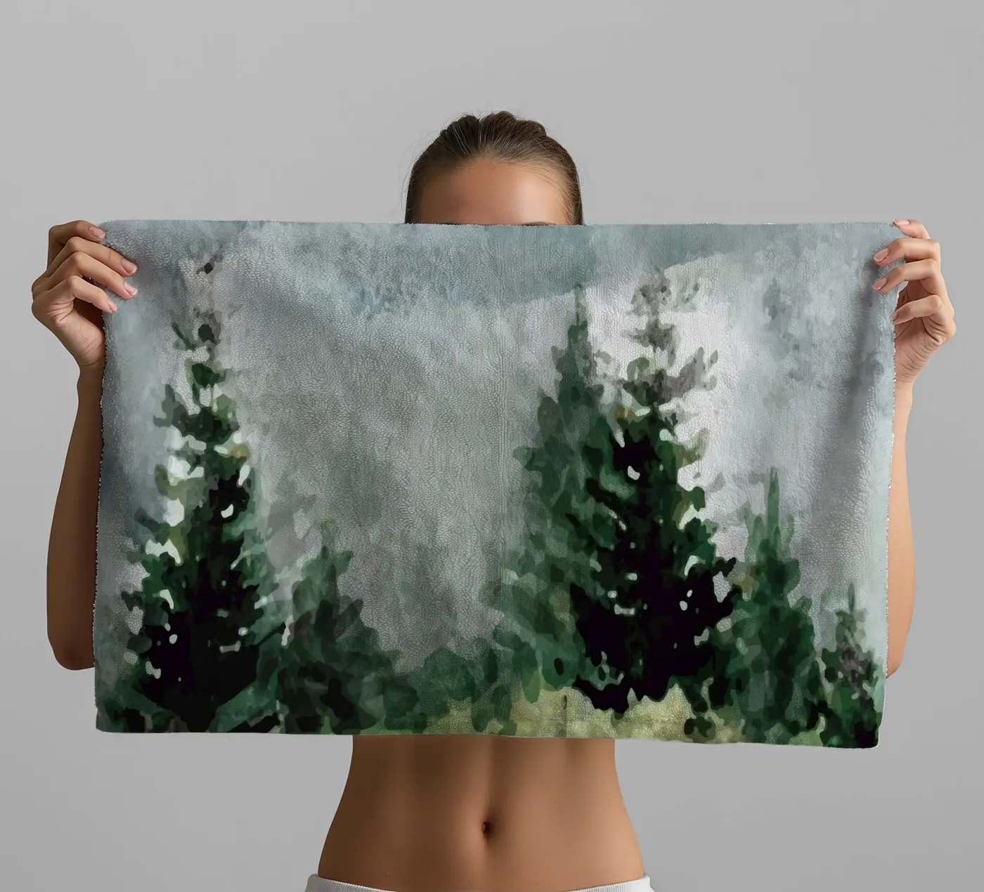 Pine Trees Handtuch von andreas12