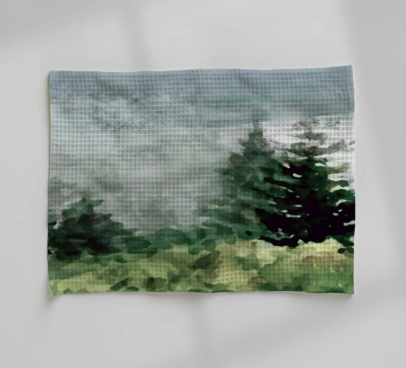 Pine Trees Geschirrtuch von andreas12