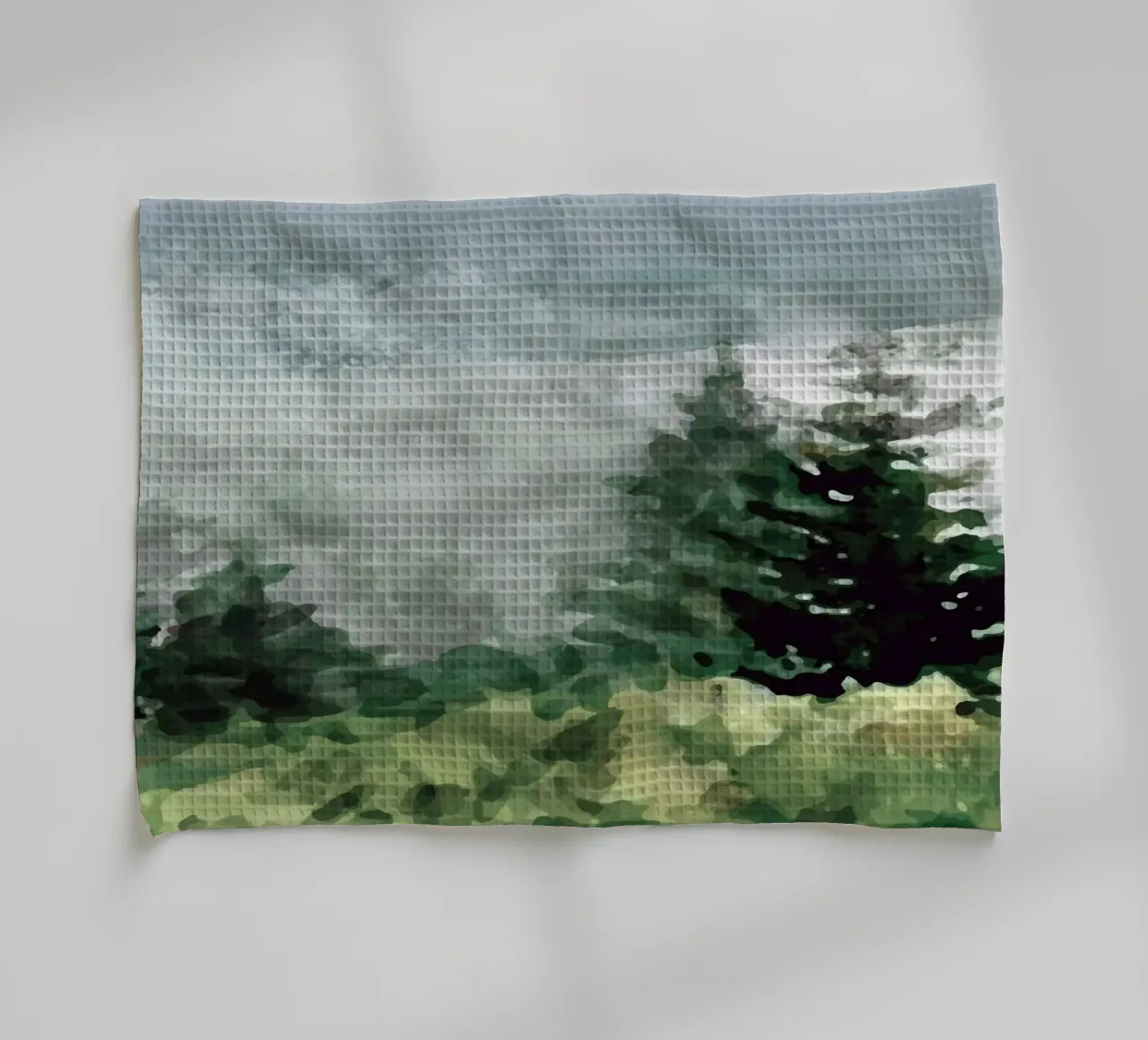 Pine Trees Geschirrtuch von andreas12