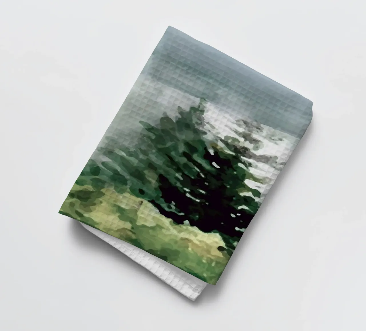 Pine Trees Geschirrtuch von andreas12