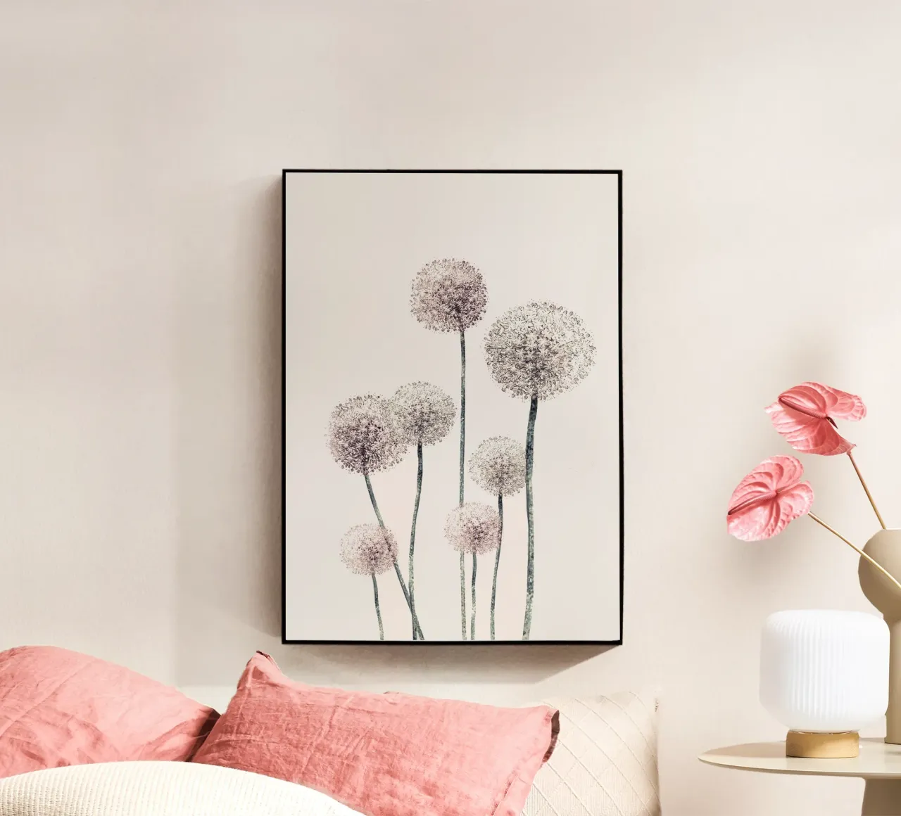 Dandelions acryl van andreas12