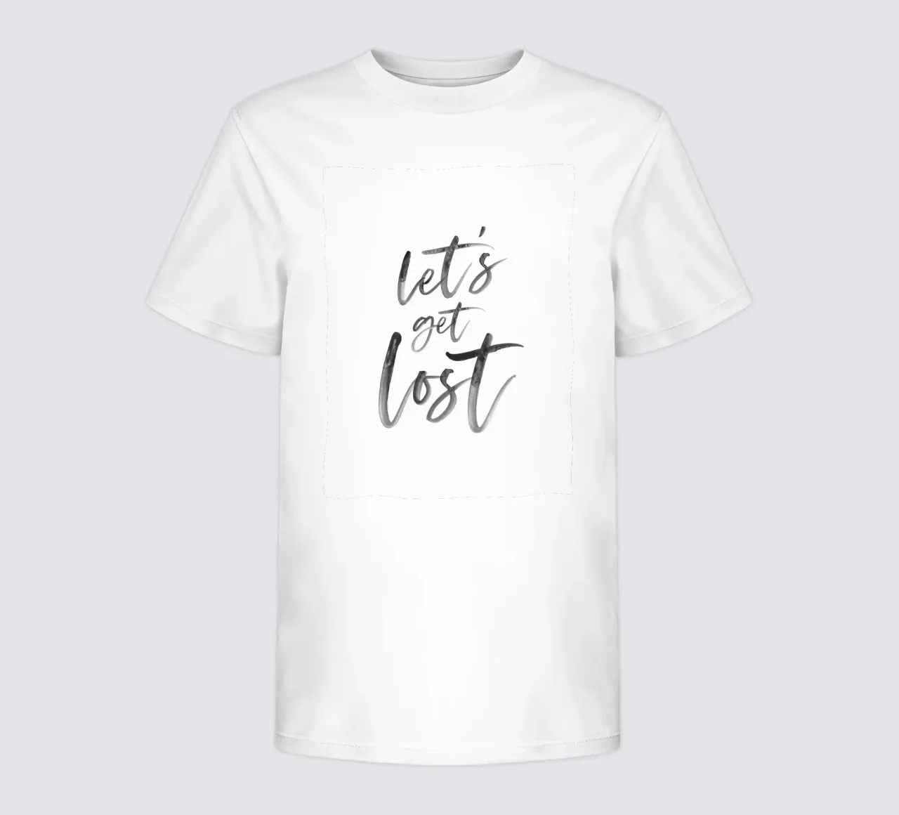 Let's Get Lost - Adventure Typography kids t-shirt by Whole©